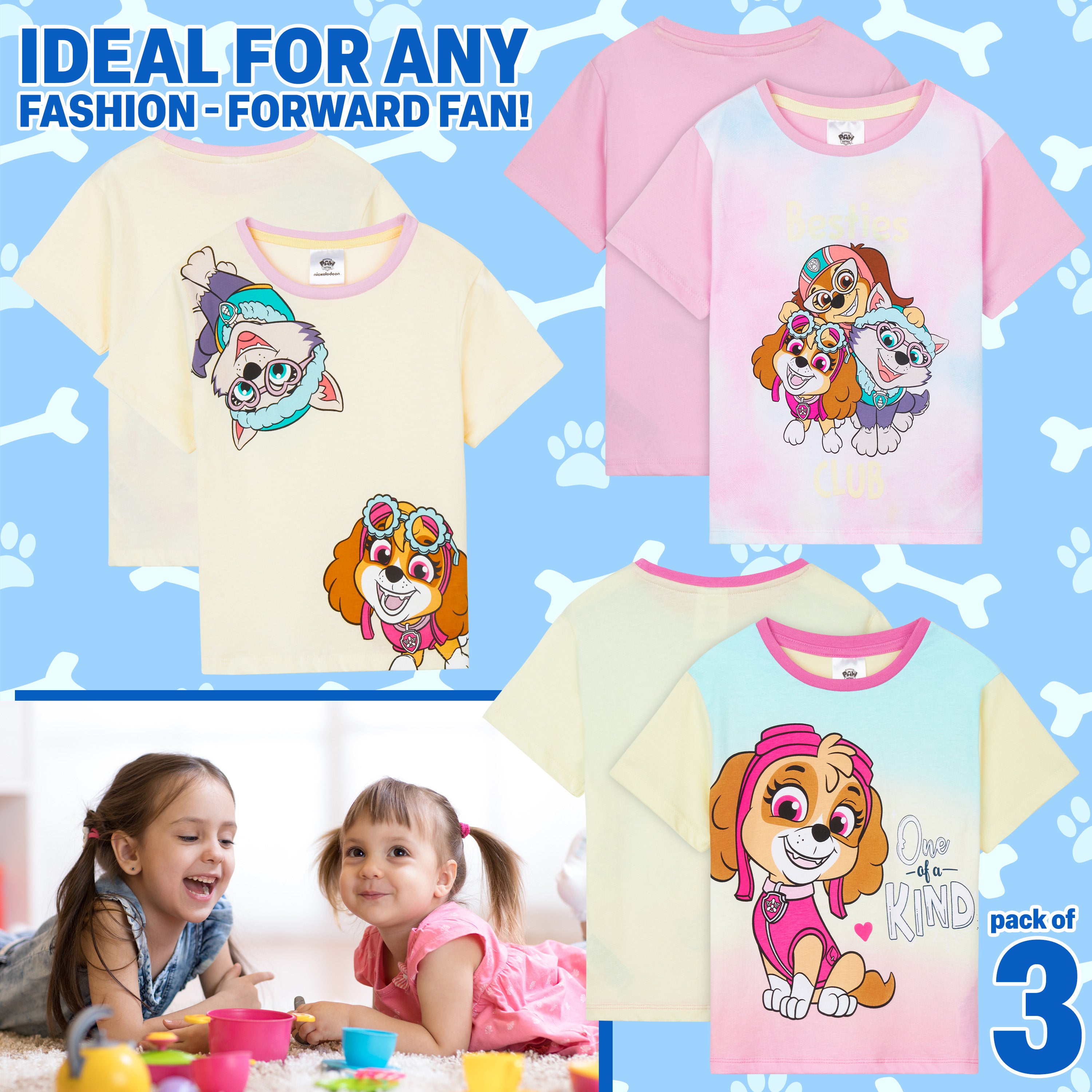 get-trend-t-shirts-enfant-lot-3-5-6-ans-personnages image 2