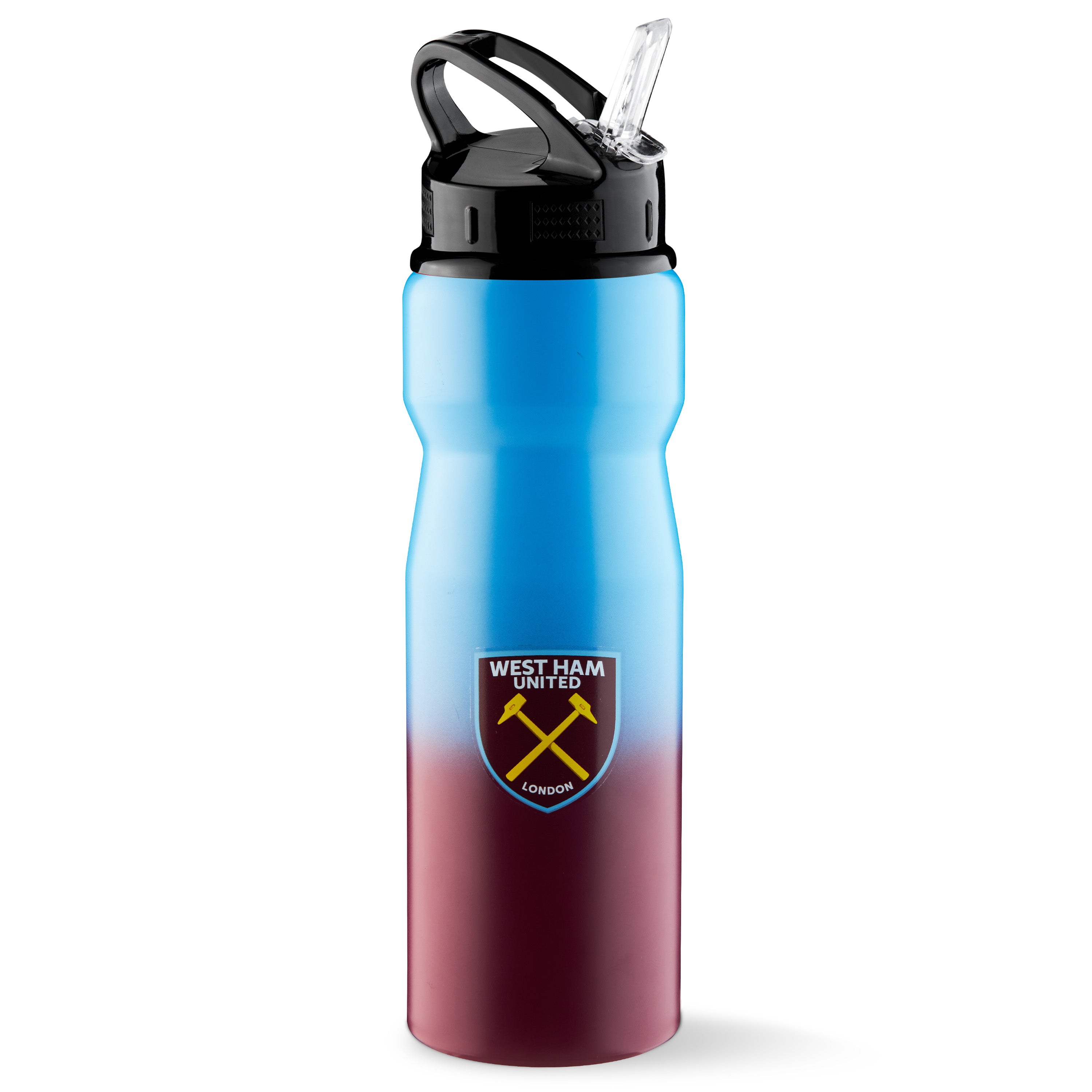 west-ham-gourde-aluminium-750-ml-avec-paille image 1