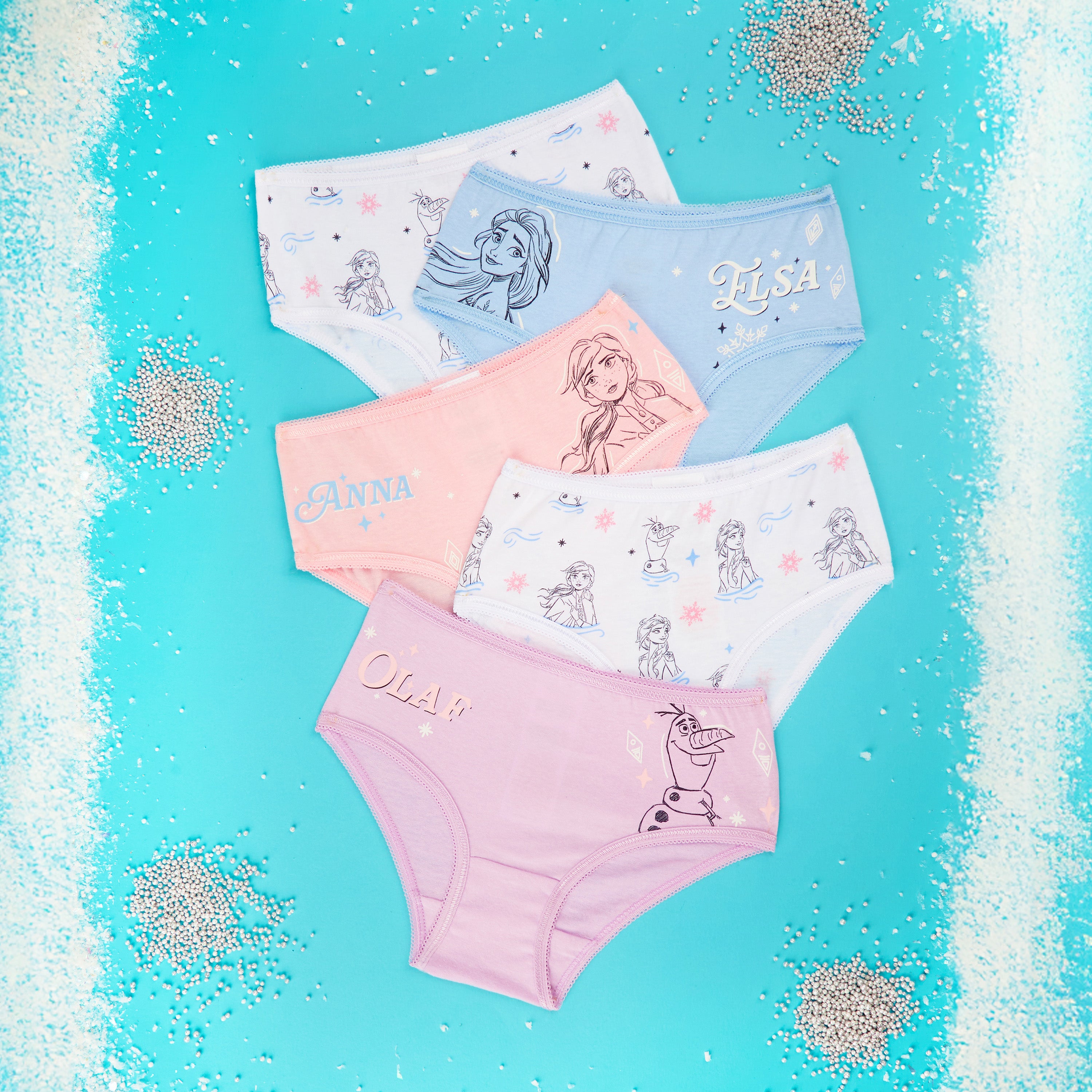 frozen-culotte-fille-lot-respirant-2-10-ans-reine-des-neiges image 5