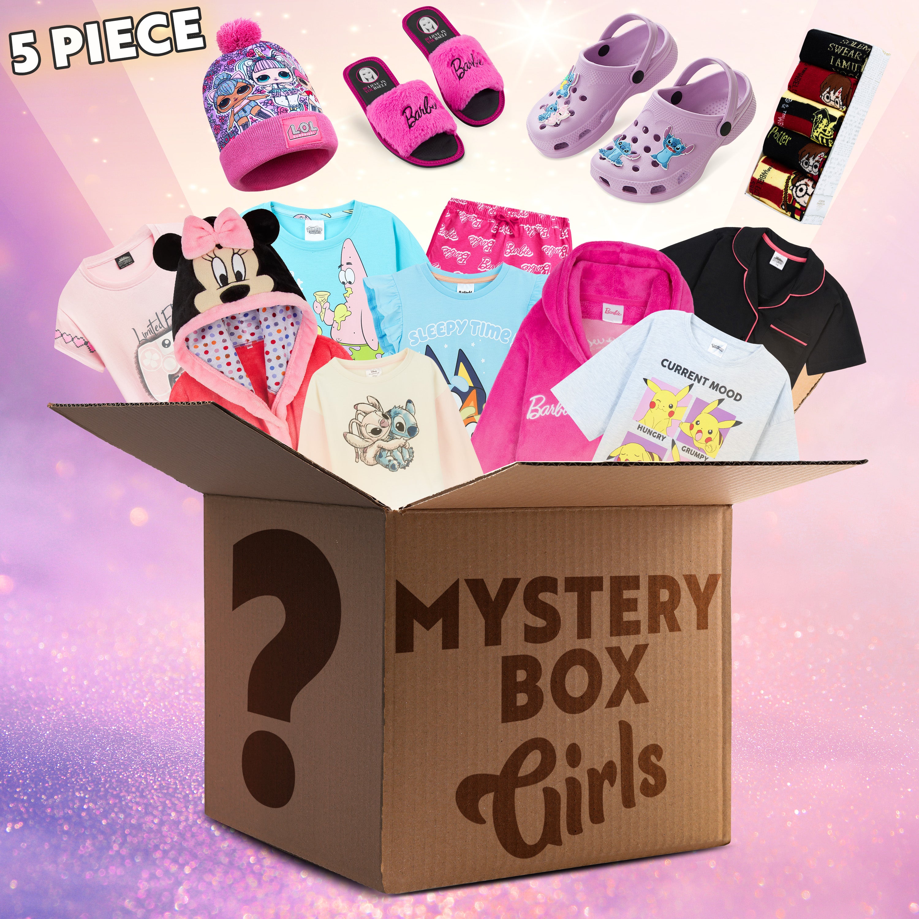 get-trend-girls-box-myst-re-v-tements-fille-lot-5-articles-disney image 1