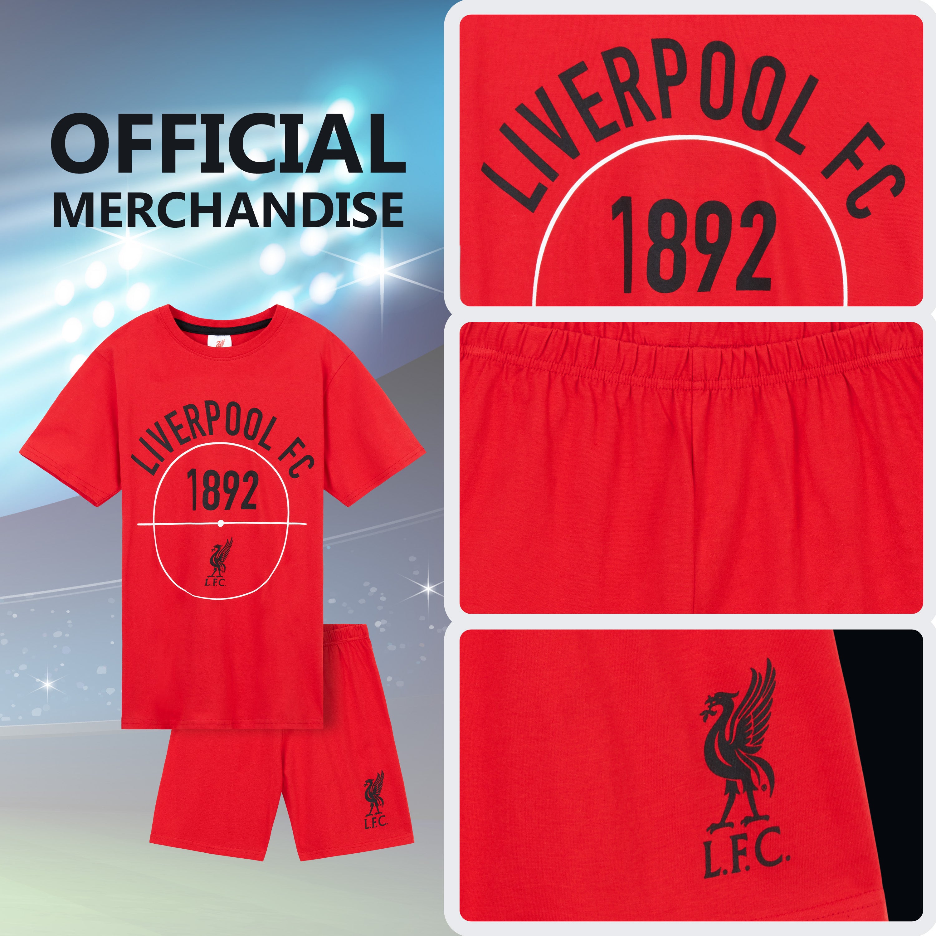 liverpool-fc-pyjama-court-gar-on-coton-9-10-ans image 5