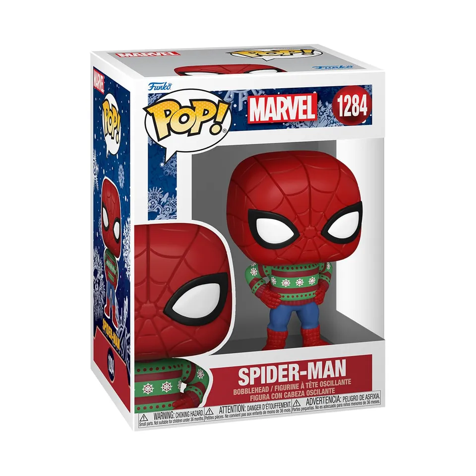 funko-pop-spider-man-holiday-figurine-vinyle-9-5-cm image 1
