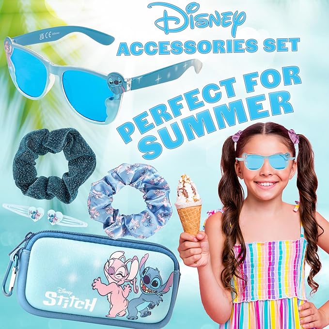 disney-girls-set-lunettes-soleil-accessoires-cheveux-stitch image 3