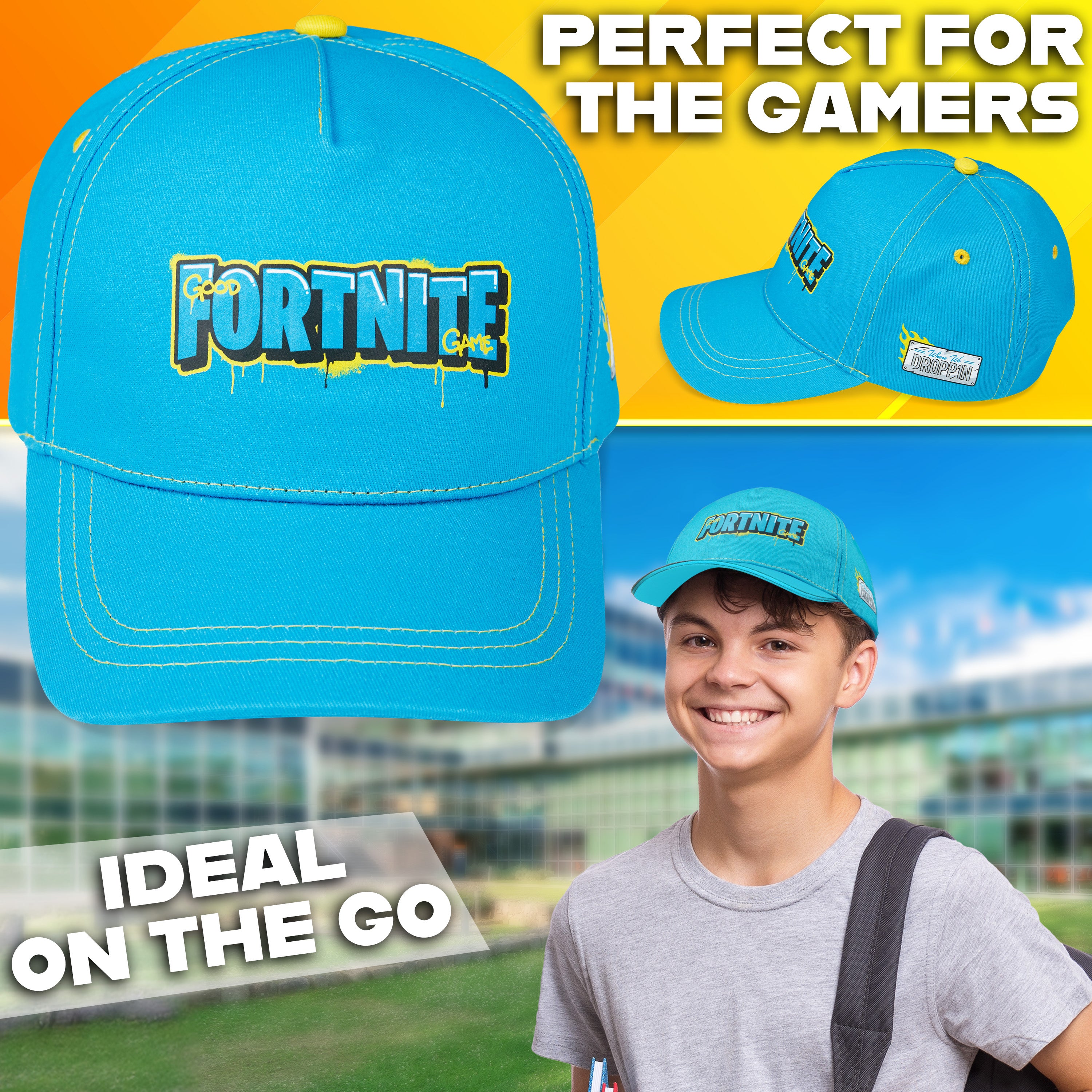 fortnite-casquette-enfant-baseball-r-glable-gamer image 2