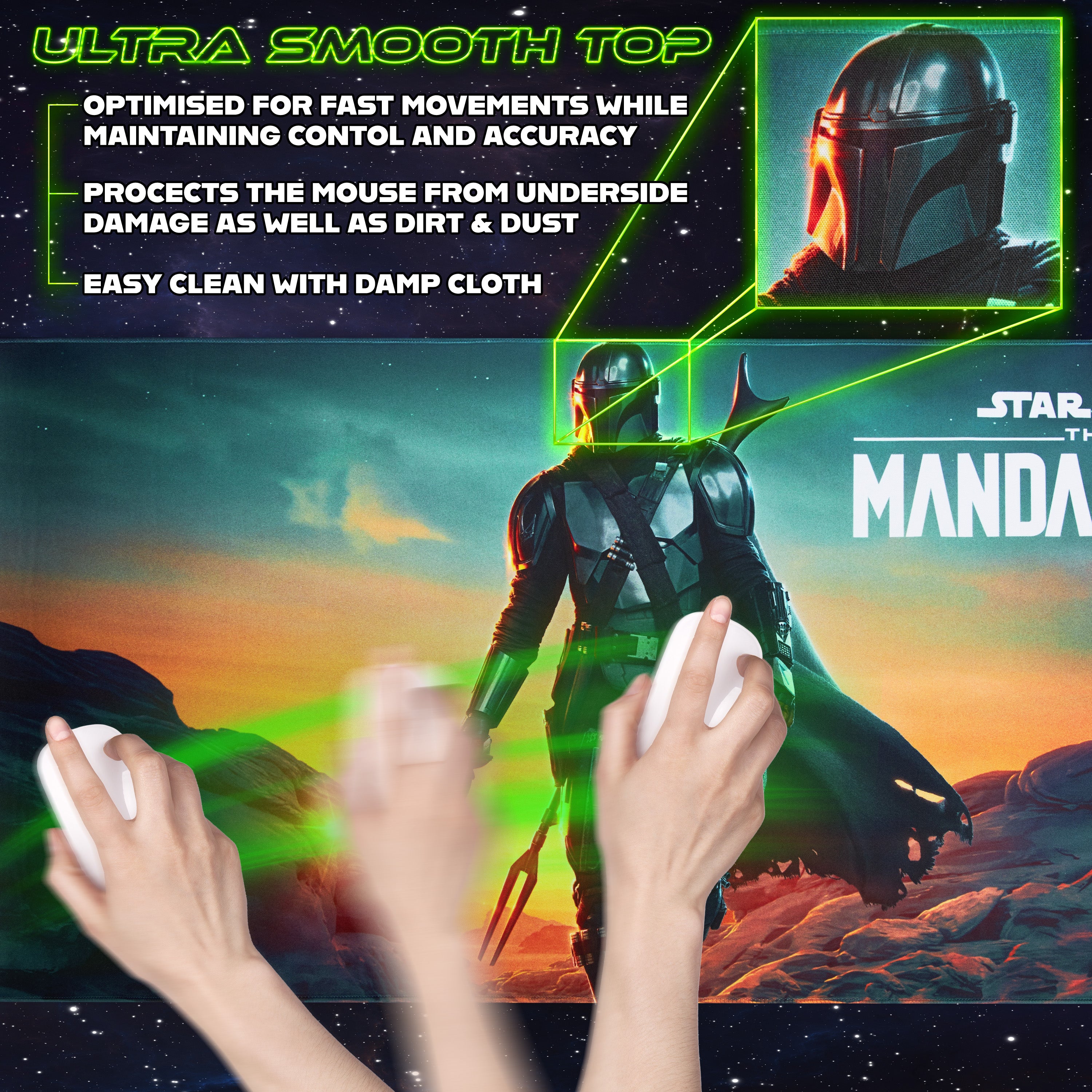 star-wars-mandalorian-tapis-de-bureau-multi-79-5x35-5-cm-antid-rapant image 4