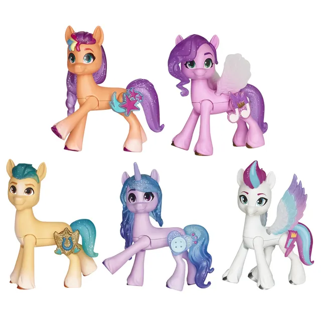 my-little-pony-marquons-les-esprits-les-5-amis-coffret-5-poneys-7-5-cm image 1