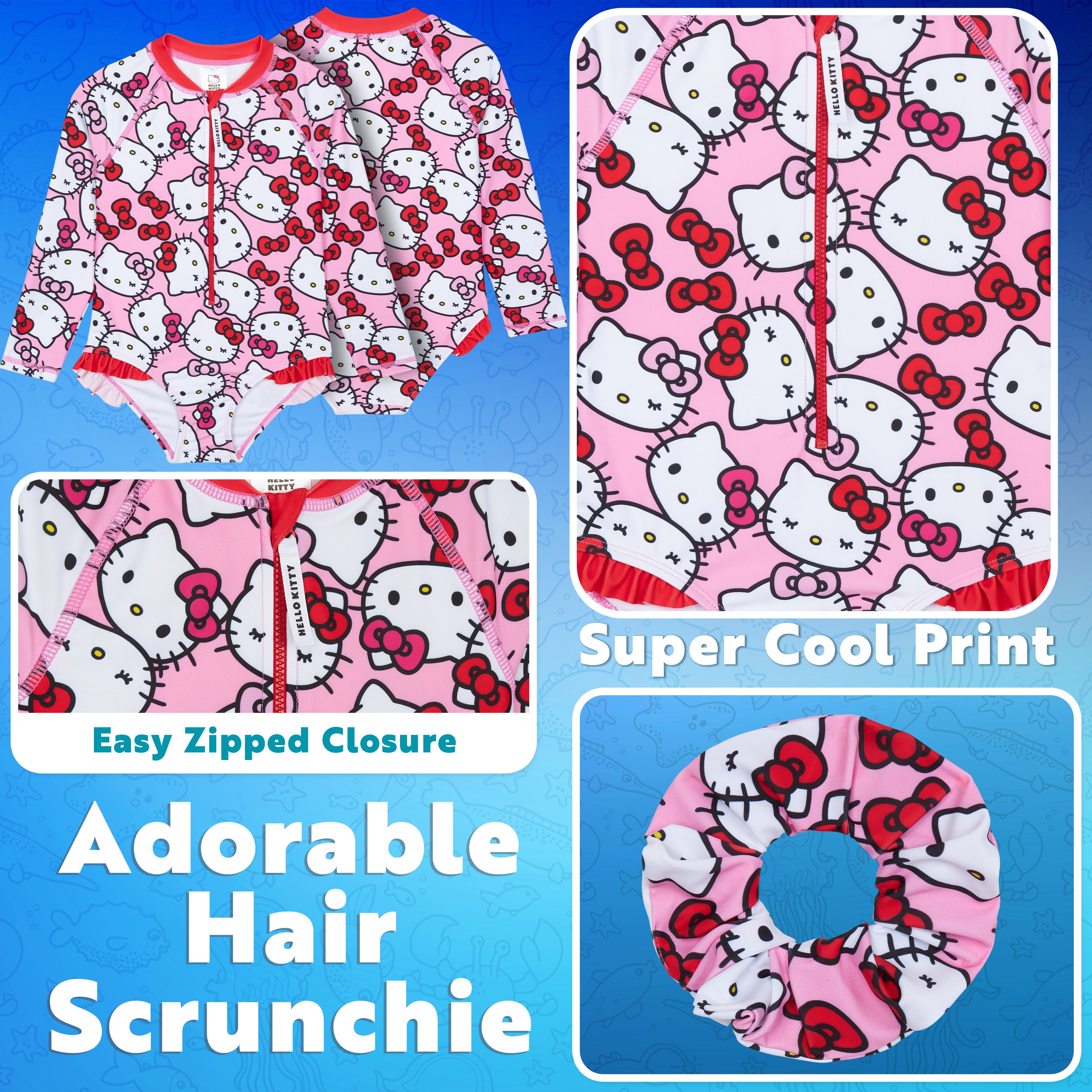 hello-kitty-maillot-bain-fille-1-pi-ce-manches-longues image 4