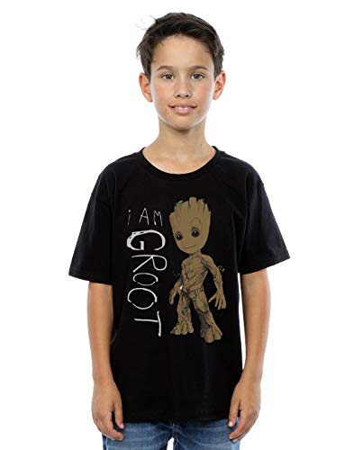 marvel-guardians-groot-i-am-groot-t-shirt-garon-coton image 5