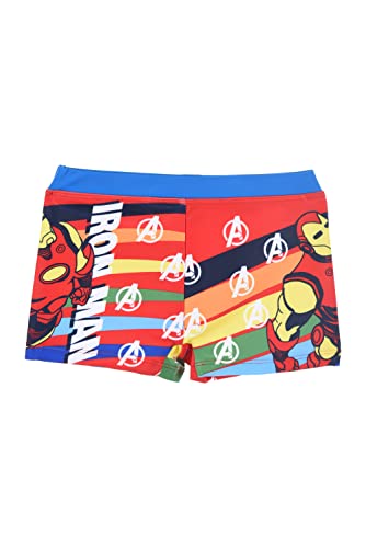 marvel-avengers-iron-man-short-de-bain-gar-on-bleu-8-ans image 3