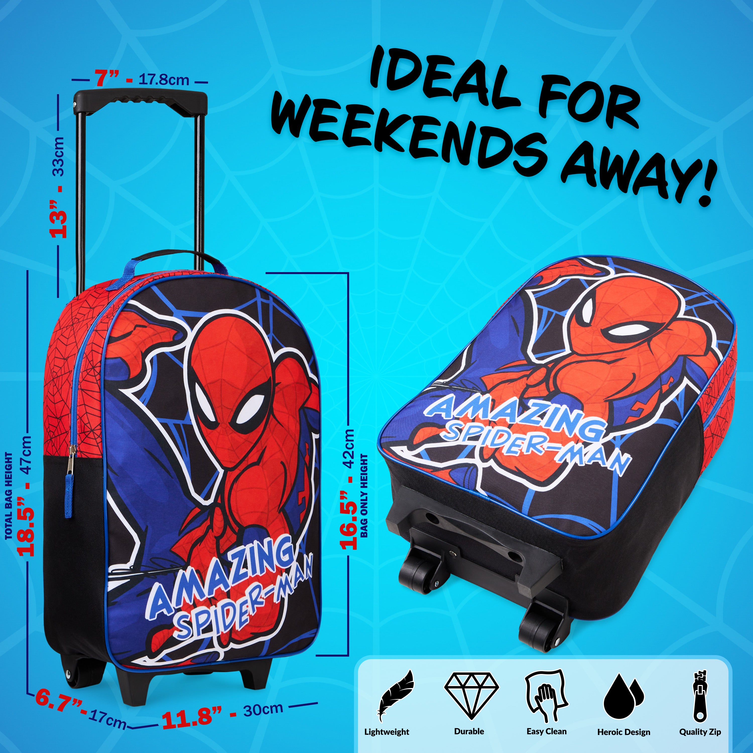 marvel-spider-man-valise-enfant-trolley-47-cm image 6