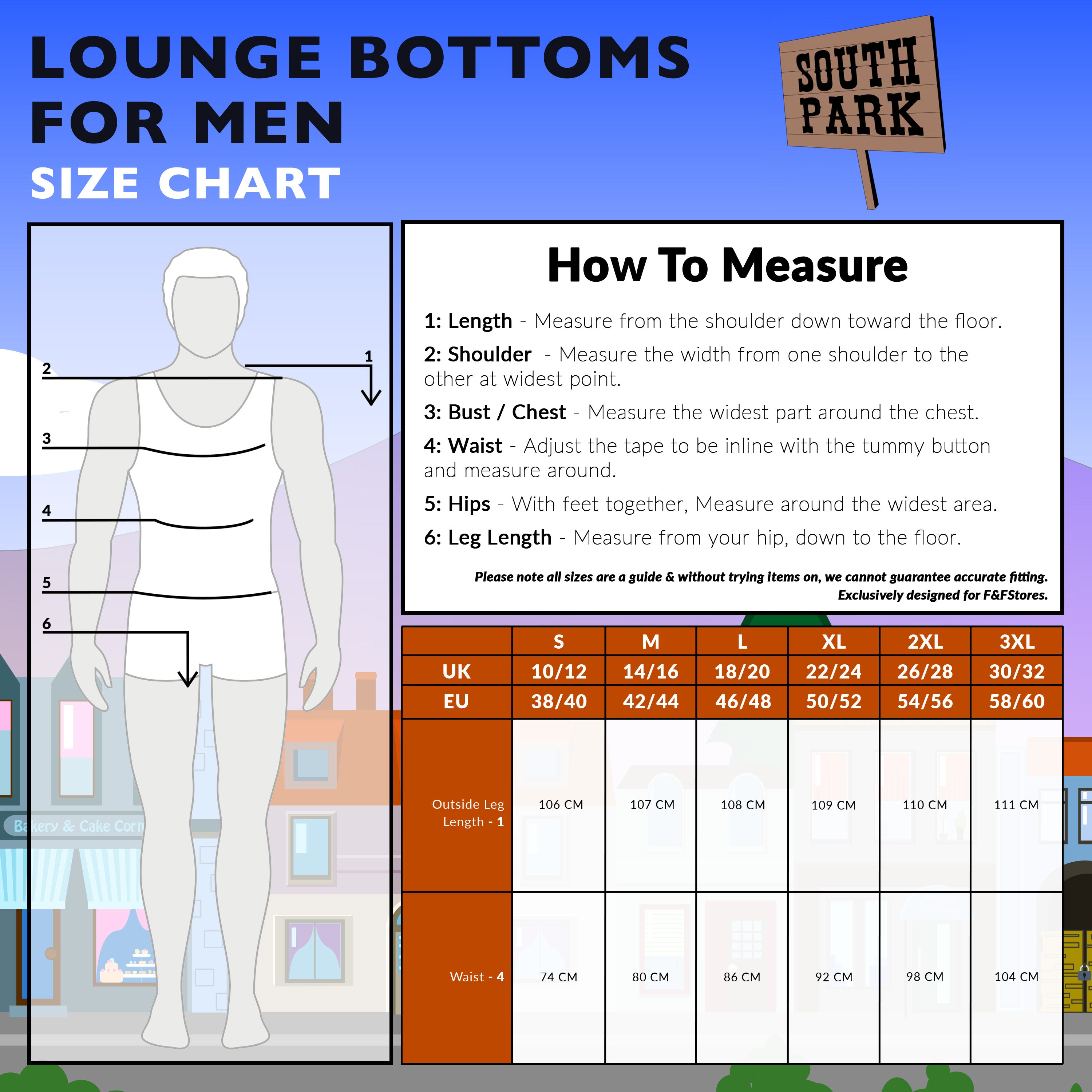 south-park-bas-de-pyjama-homme-coton-pantalon-lounge image 6