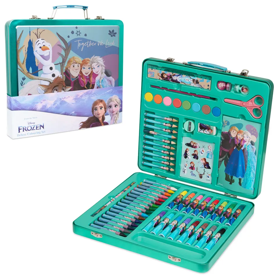 disney-frozen-kit-dessin-enfant-40-pi-ces-anna-elsa-vert image 1