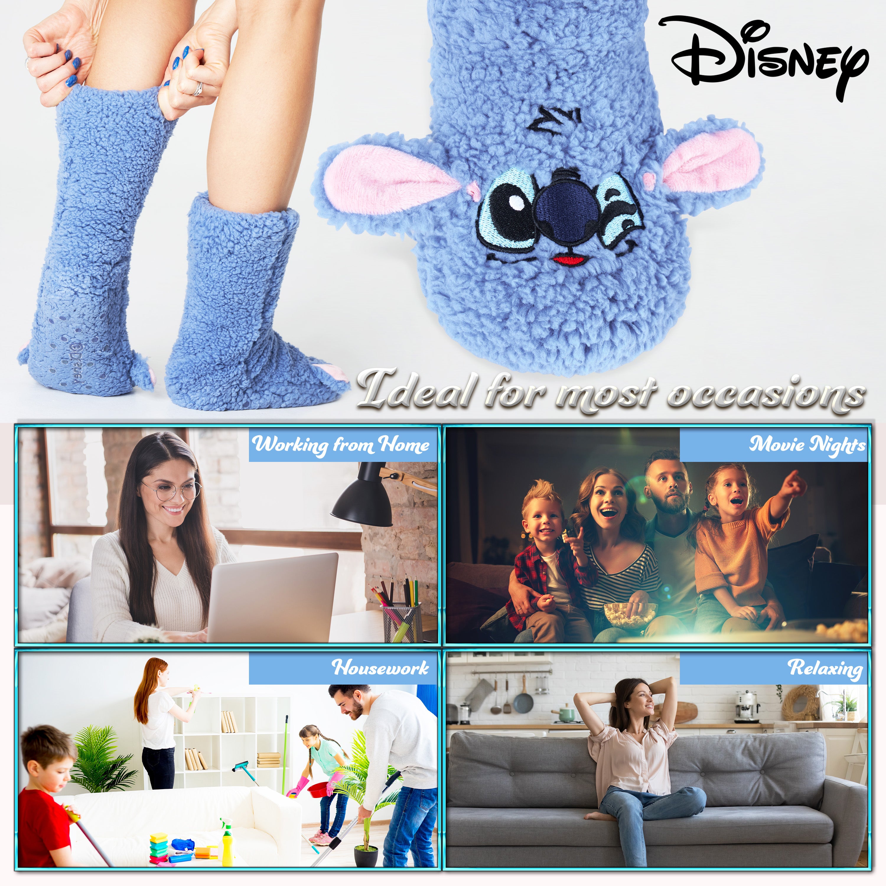 disney-chaussettes-pilou-femme-ado-antid-rapantes-stitch image 4