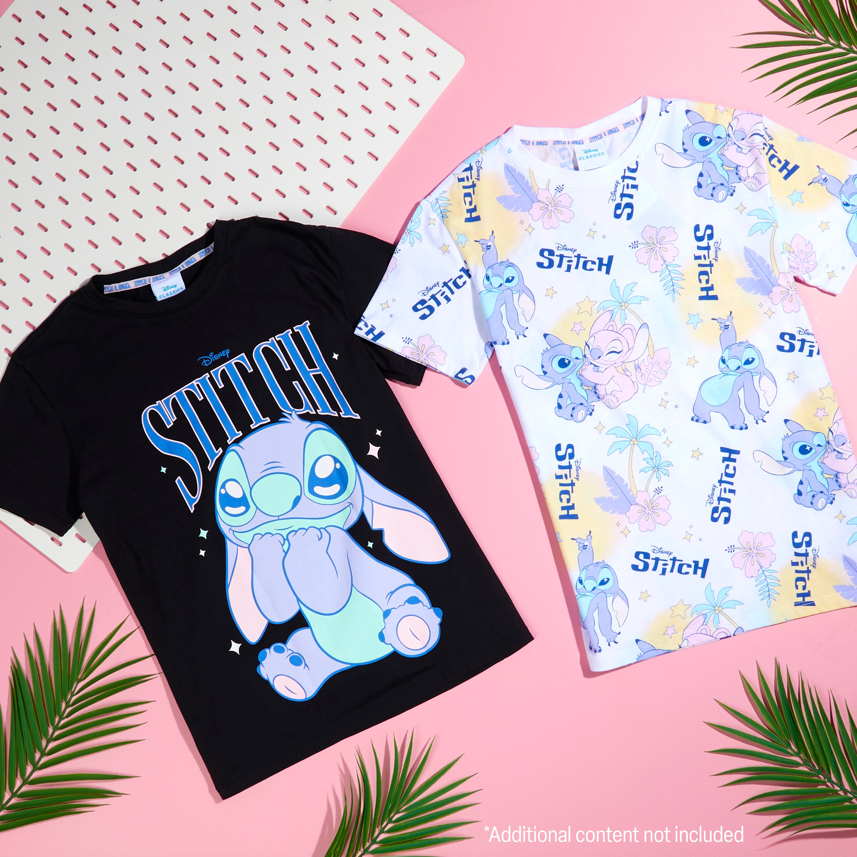 disney-stitch-lot-2-t-shirts-fille-col-rond-11-12-ans image 2