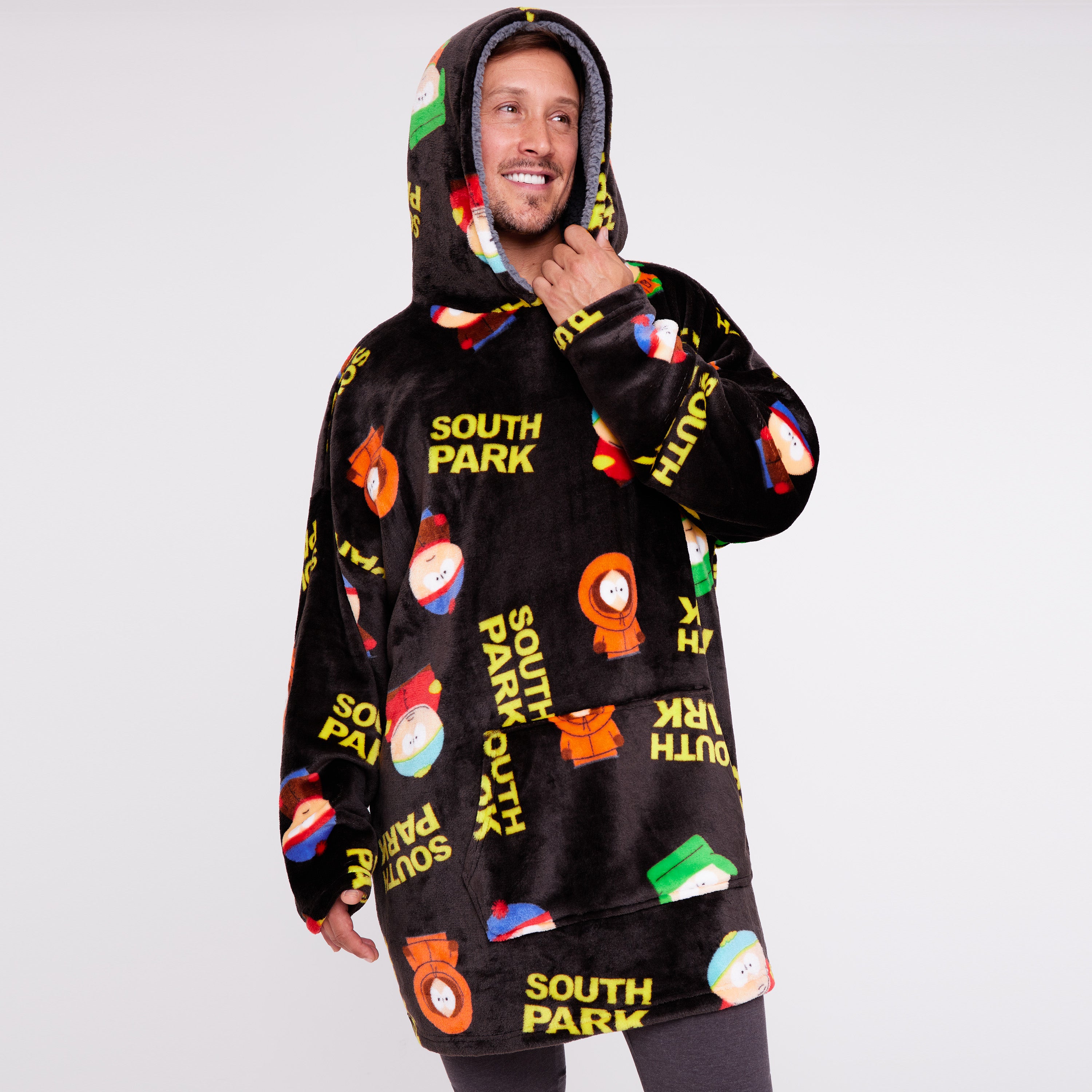get-trend-south-park-sweat-plaid-capuche-polaire-homme image 4