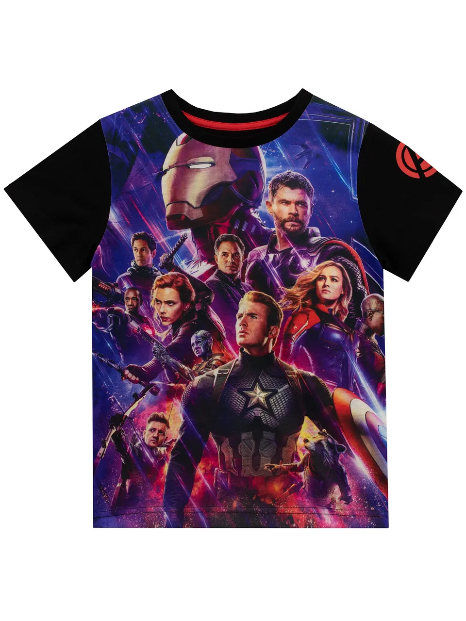 marvel-avengers-t-shirt-gar-on-imprim-h-ros-coton image 1