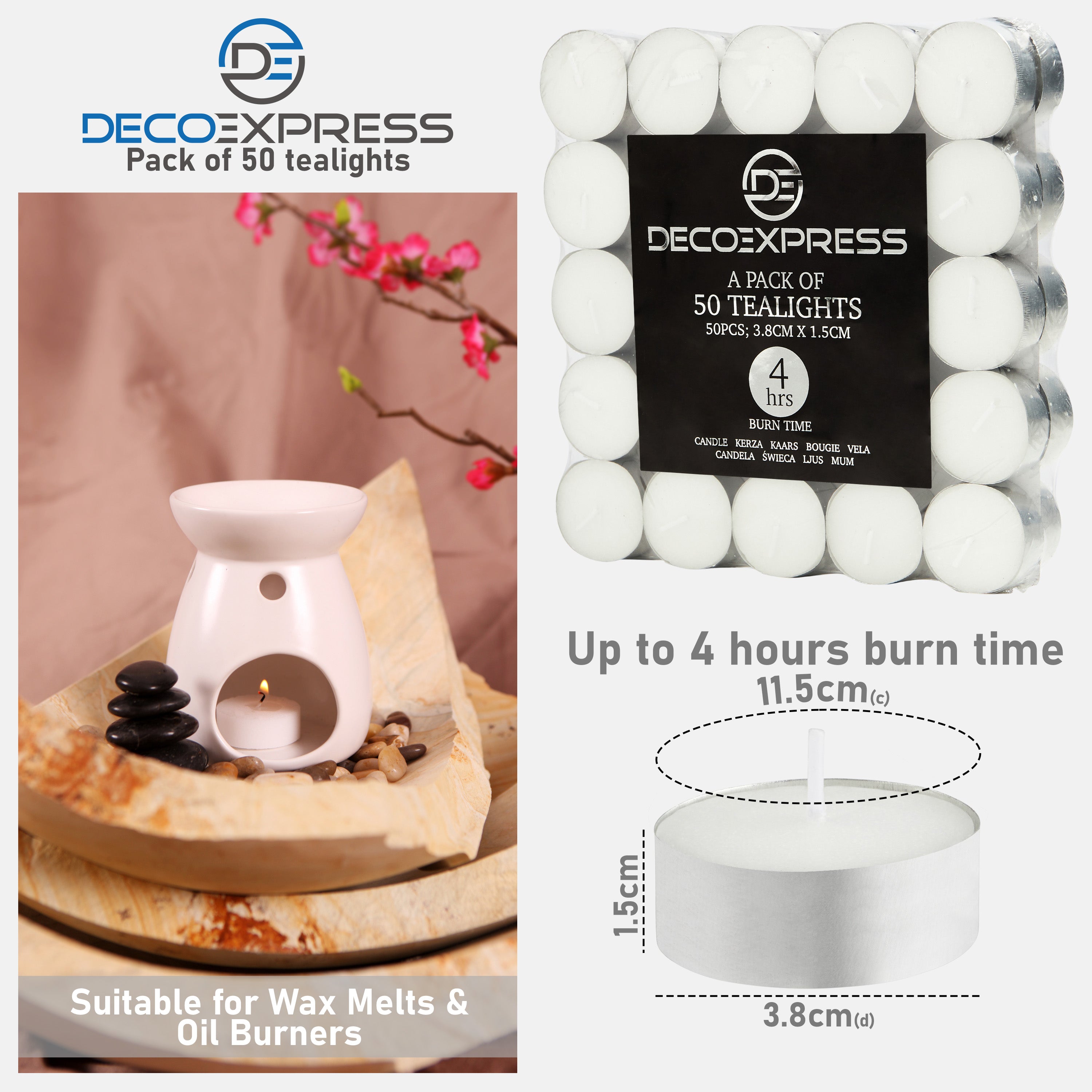 get-trend-bougies-chauffe-plat-blanches-x50-4-heures image 6