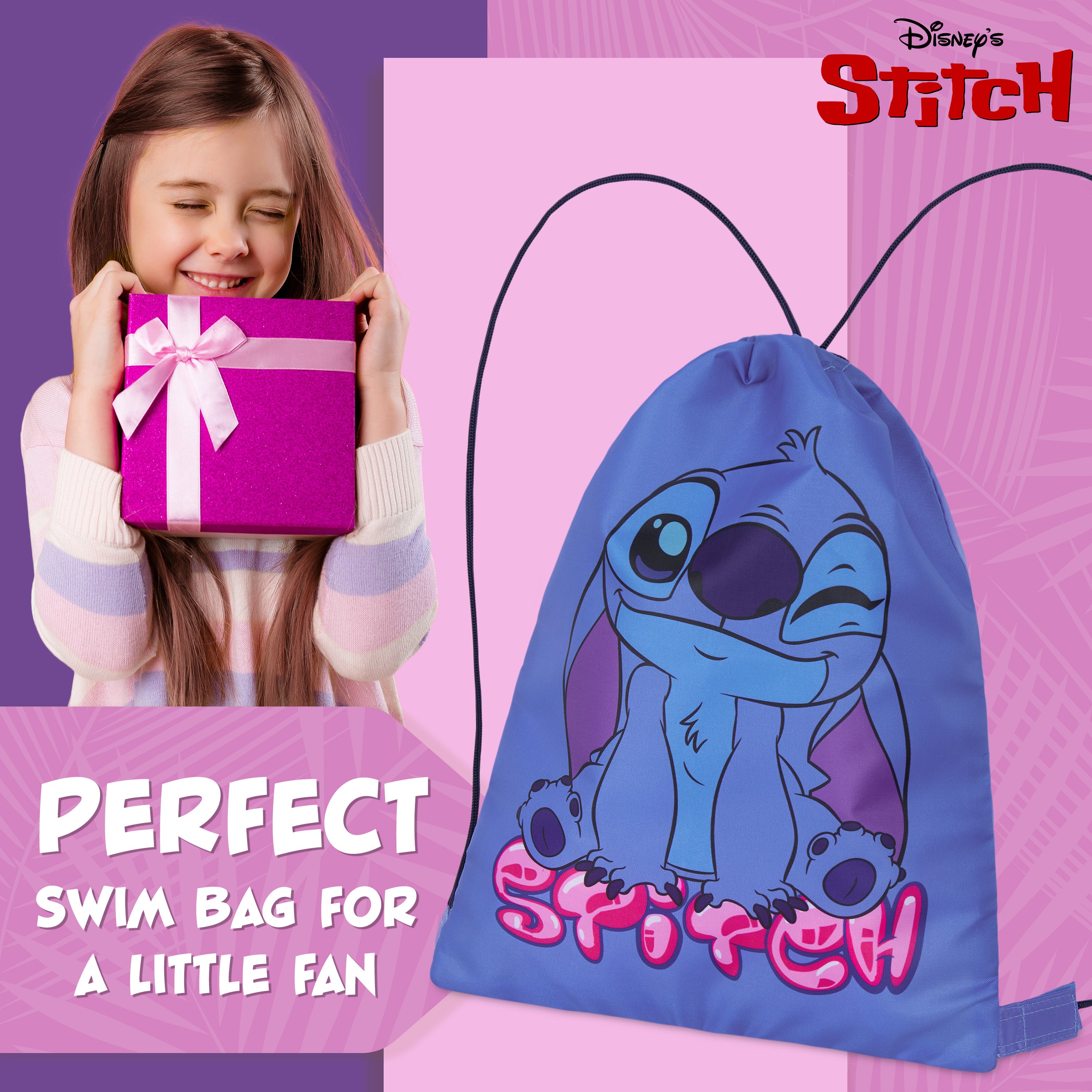 disney-stitch-sac-piscine-enfant-cordon-29-x-38-cm image 3