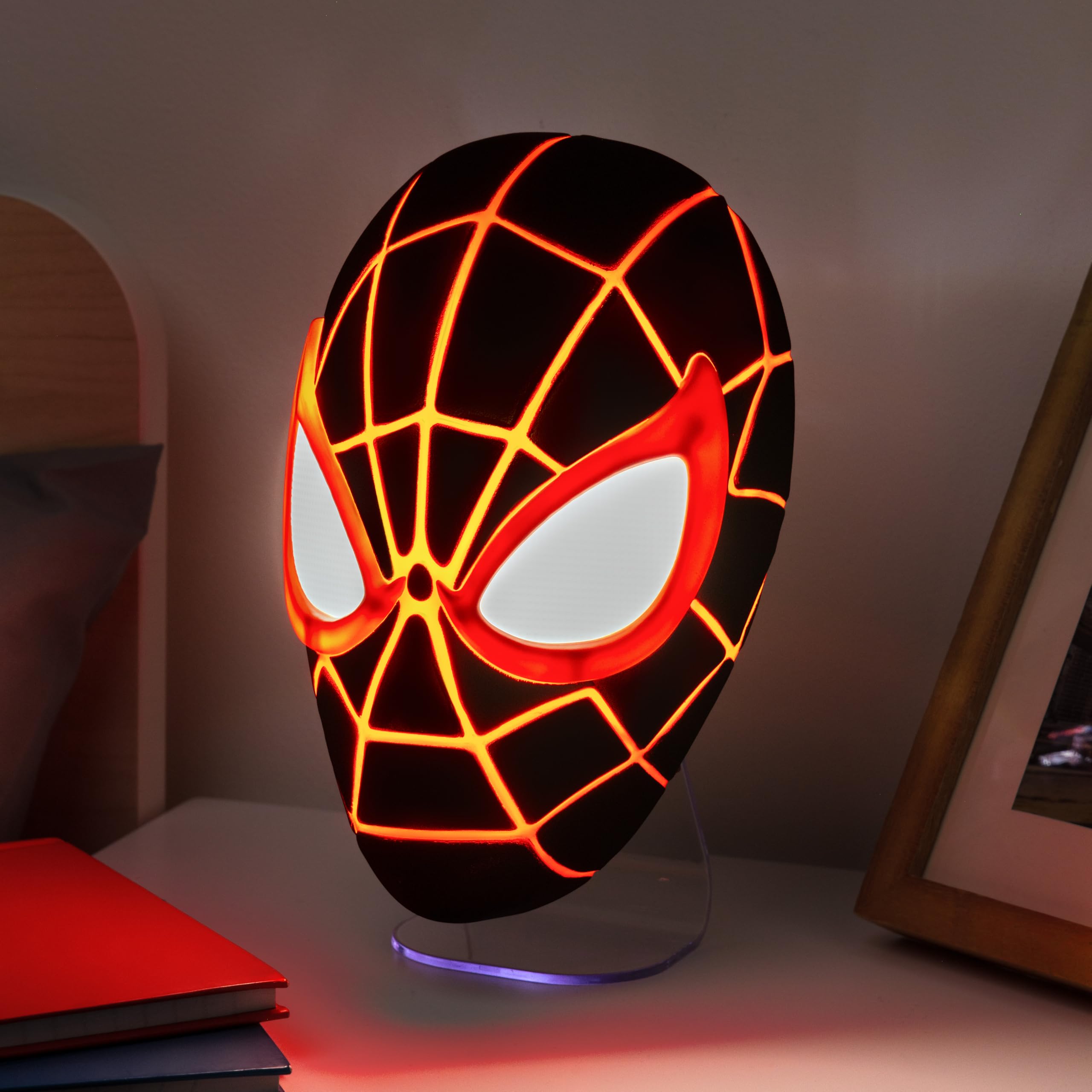 marvel-miles-morales-lampe-led-masque-spider-man-22-cm image 3