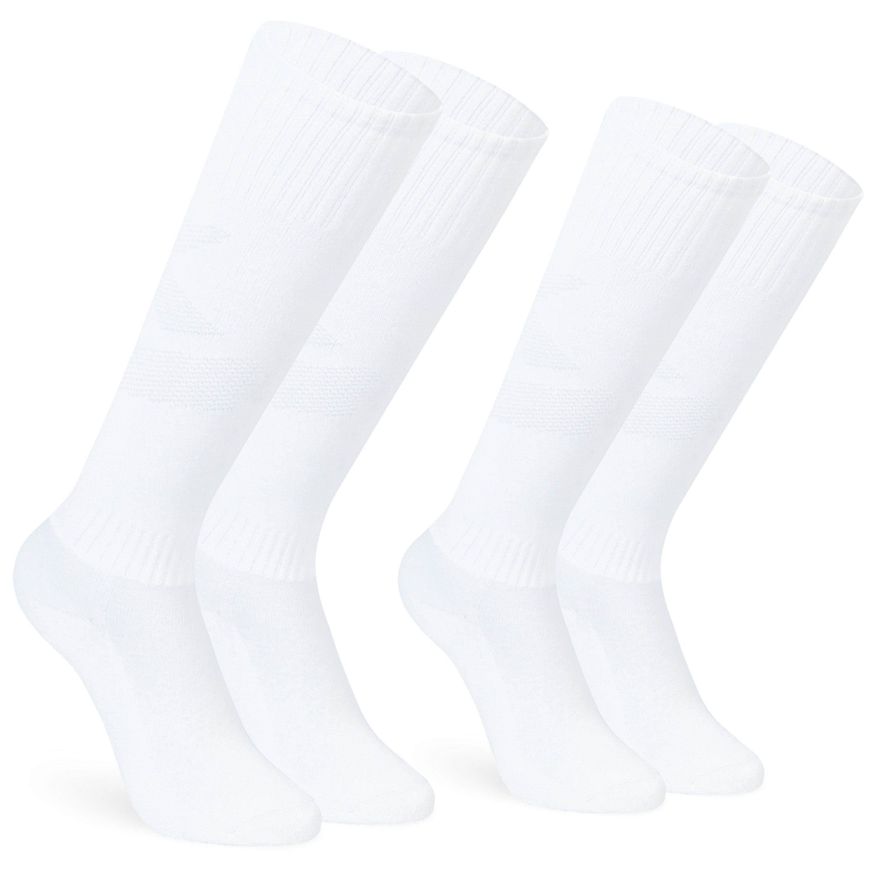 get-trend-chaussettes-hautes-enfant-sport-lot-de-2-blanc image 2