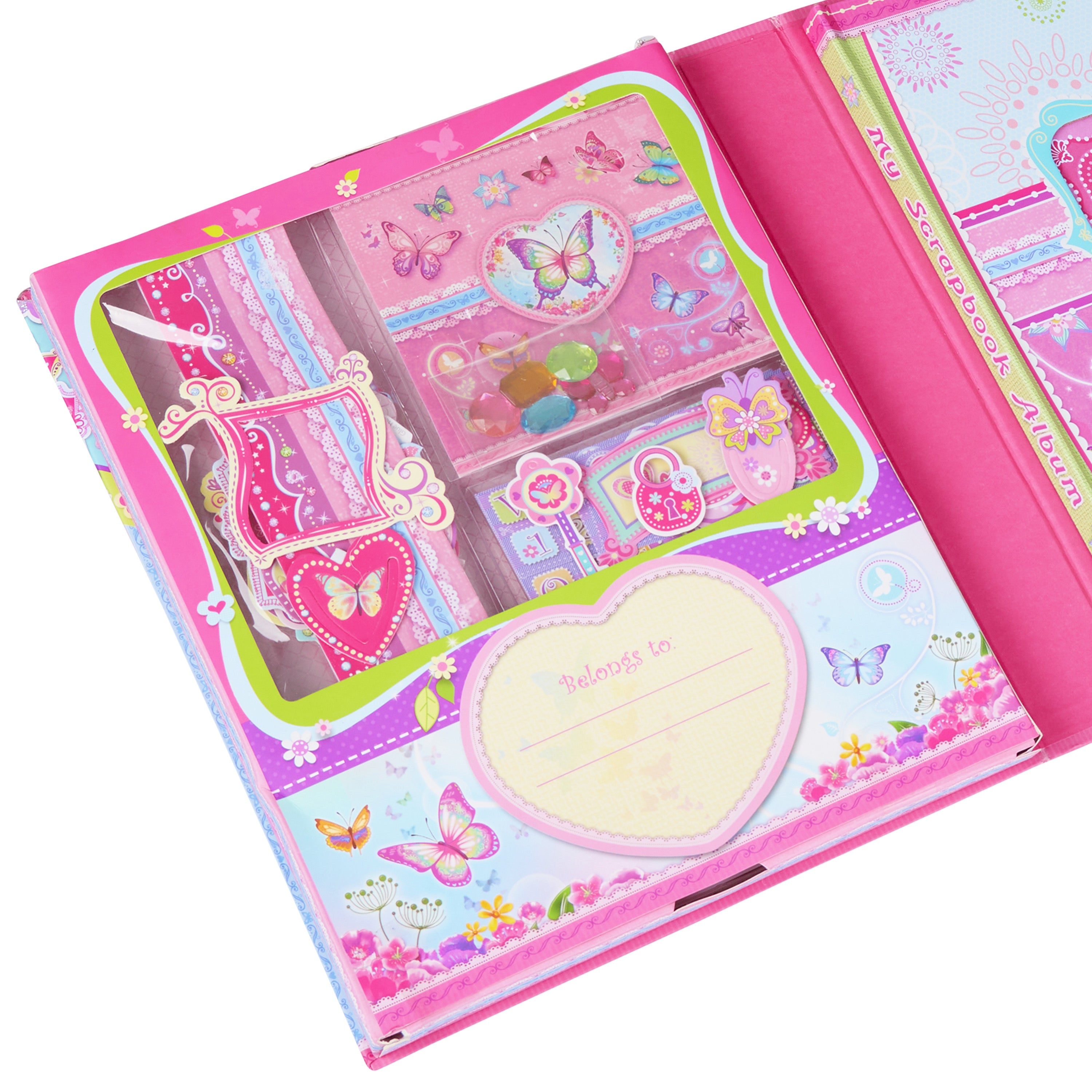 get-trend-arts-crafts-kit-scrapbook-enfant-120-pi-ces-fille image 2