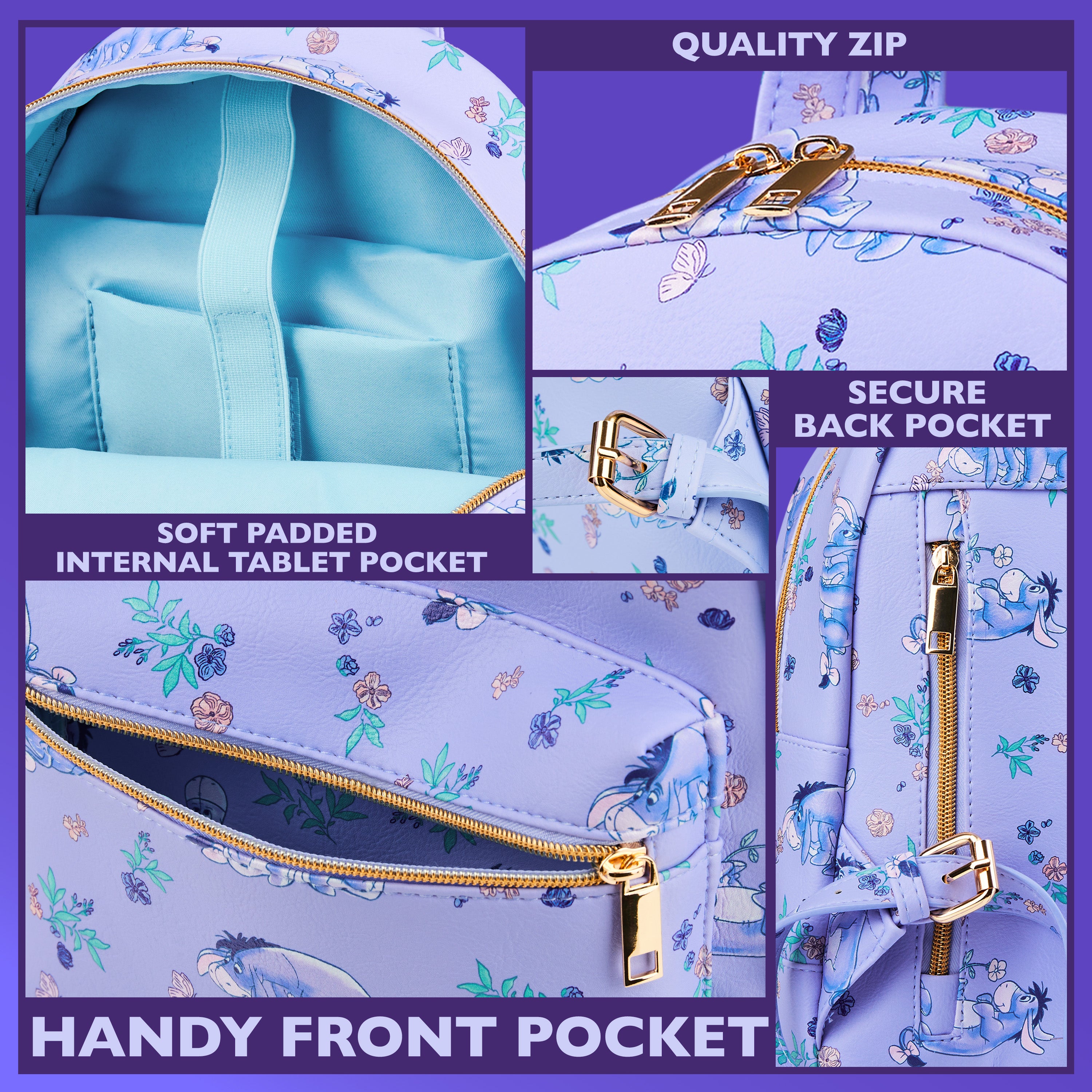 disney-sac-dos-femme-simili-cuir-ado-bourriquet image 3