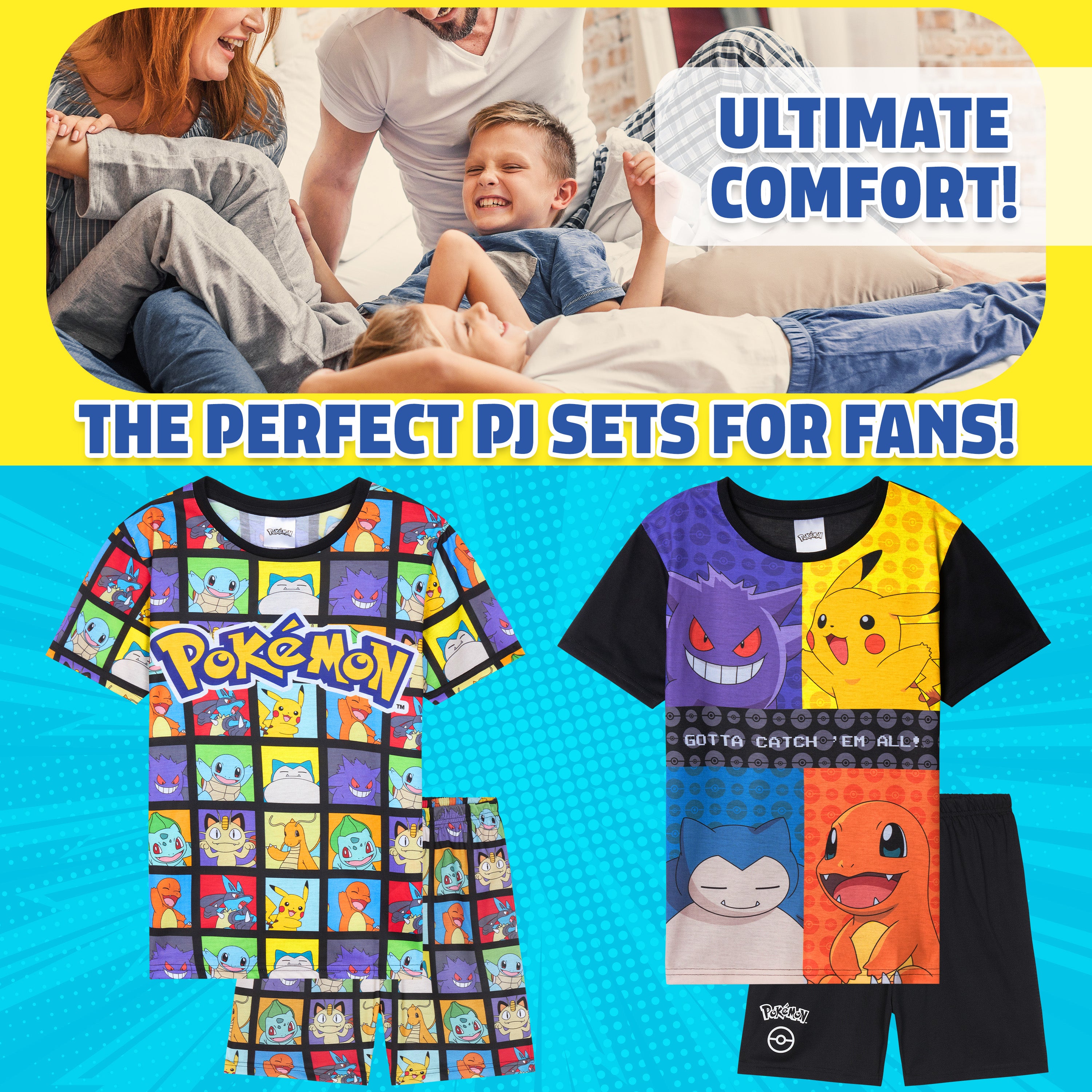pok-mon-get-trend-boys-pyjama-gar-on-court-lot-2-officiel image 3