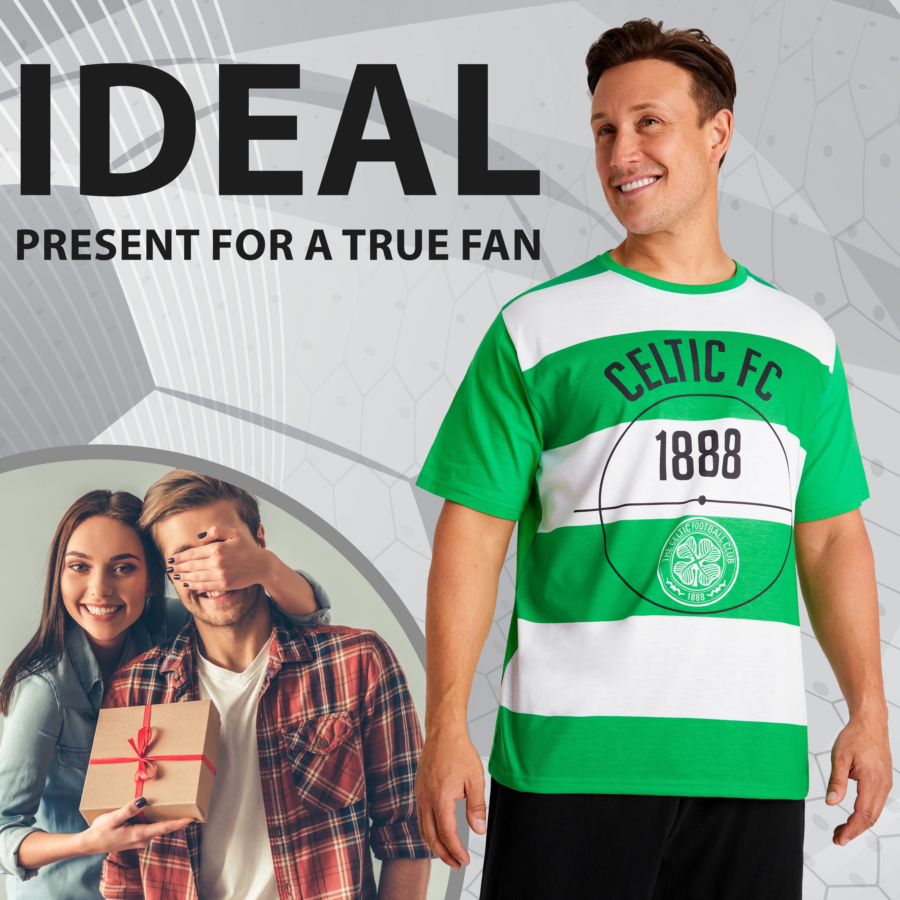 get-trend-celtic-pyjama-homme-short-t-shirt-taille-l-respirant image 3