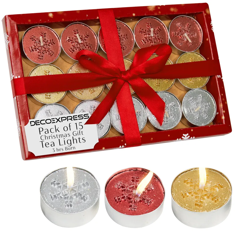 get-trend-lot-15-bougies-chauffe-plat-no-l-non-parfum-es image 1