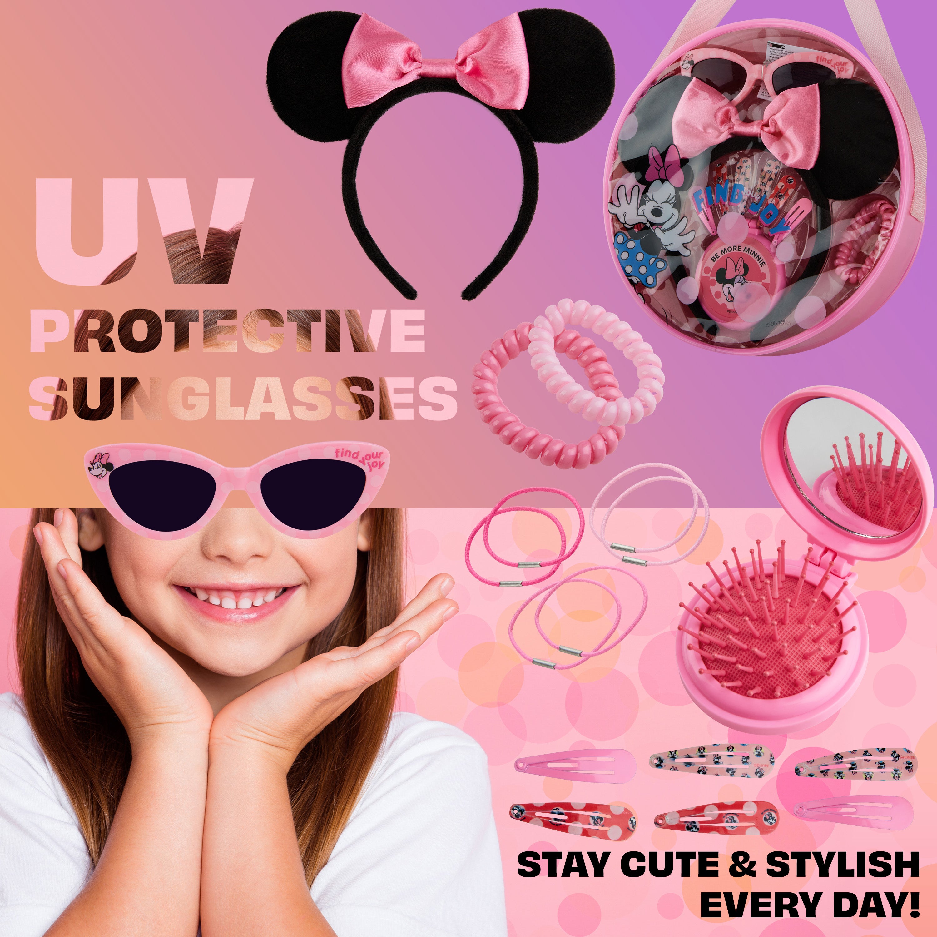 disney-stitch-sac-bandouli-re-fille-avec-lunettes-et-accessoires image 2
