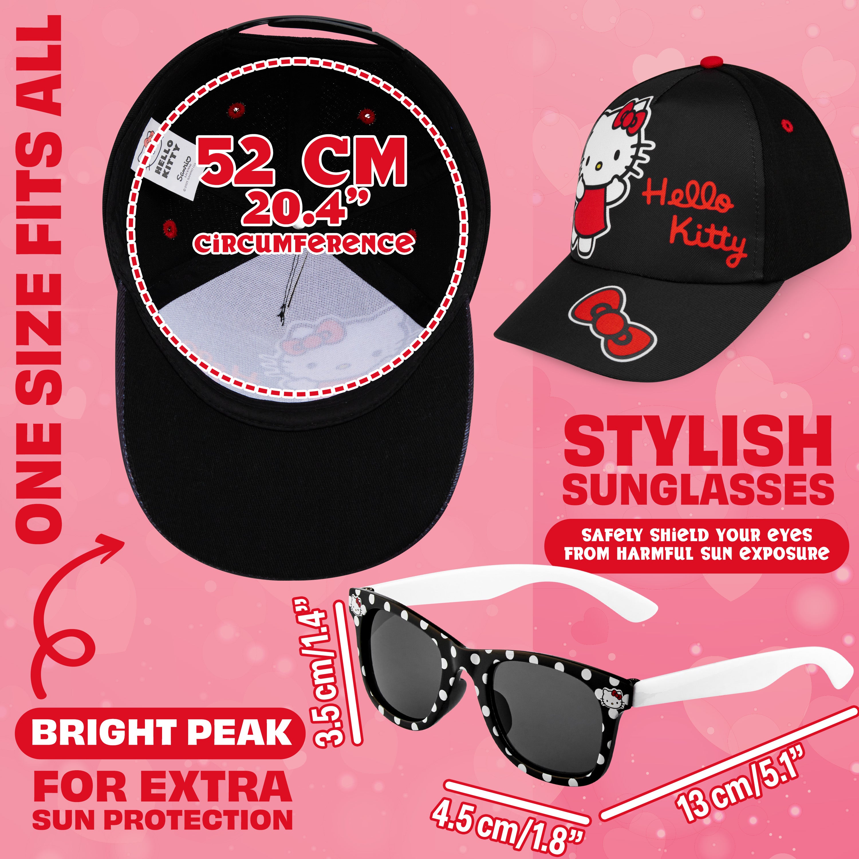 hello-kitty-casquette-lunettes-soleil-fille-uv400-t image 6