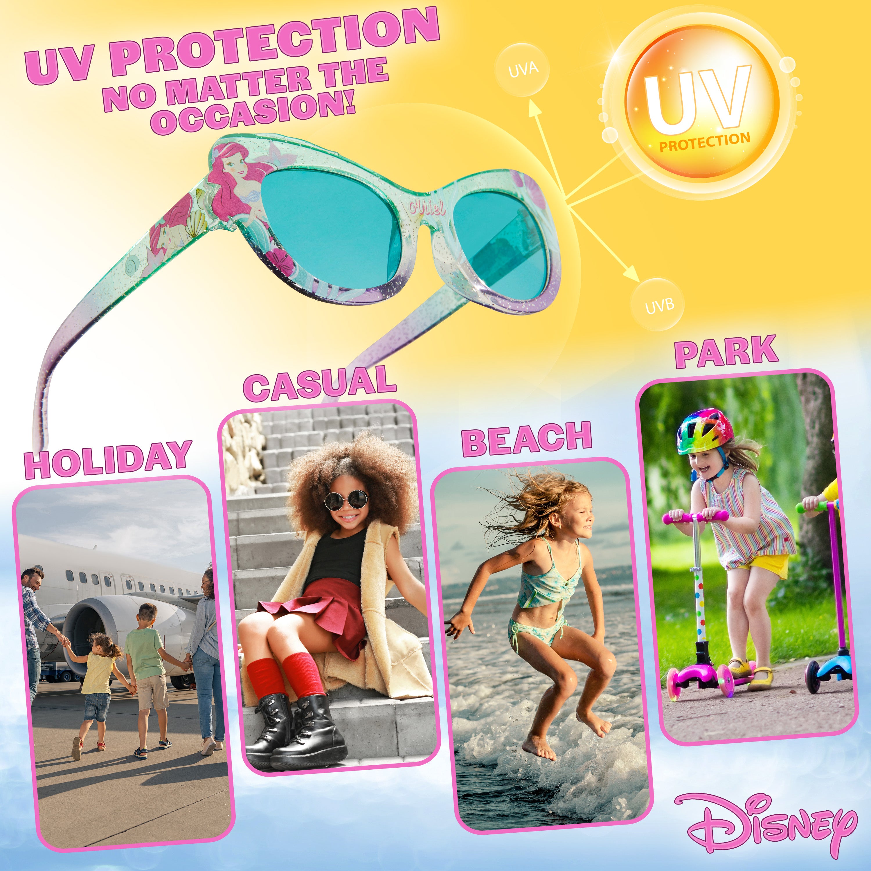 disney-ariel-lunettes-soleil-fille-accessoires-uv image 4