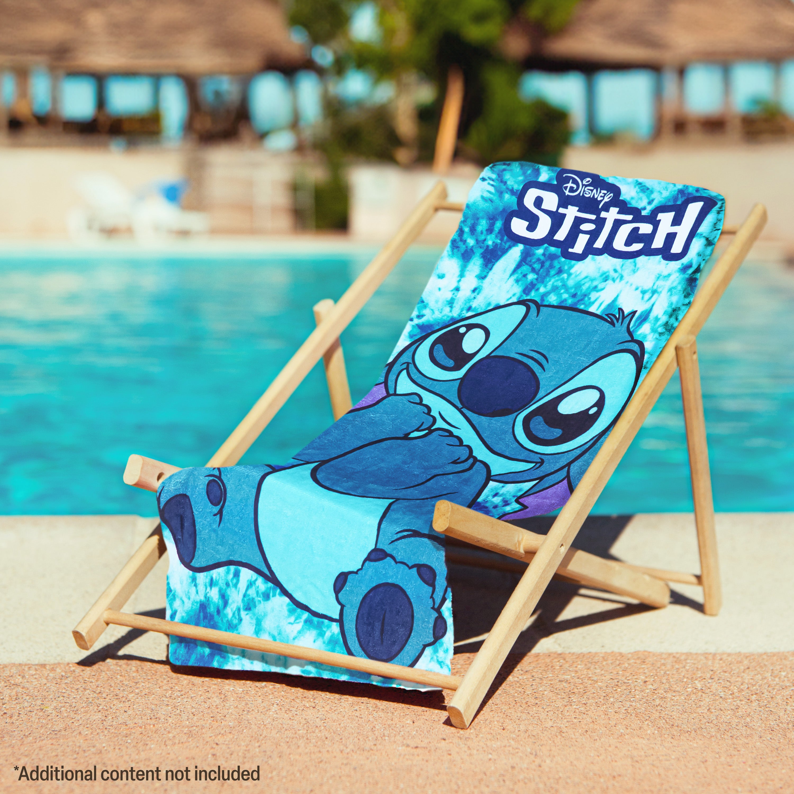 disney-stitch-serviette-enfant-coton-bleue-140x70 image 2