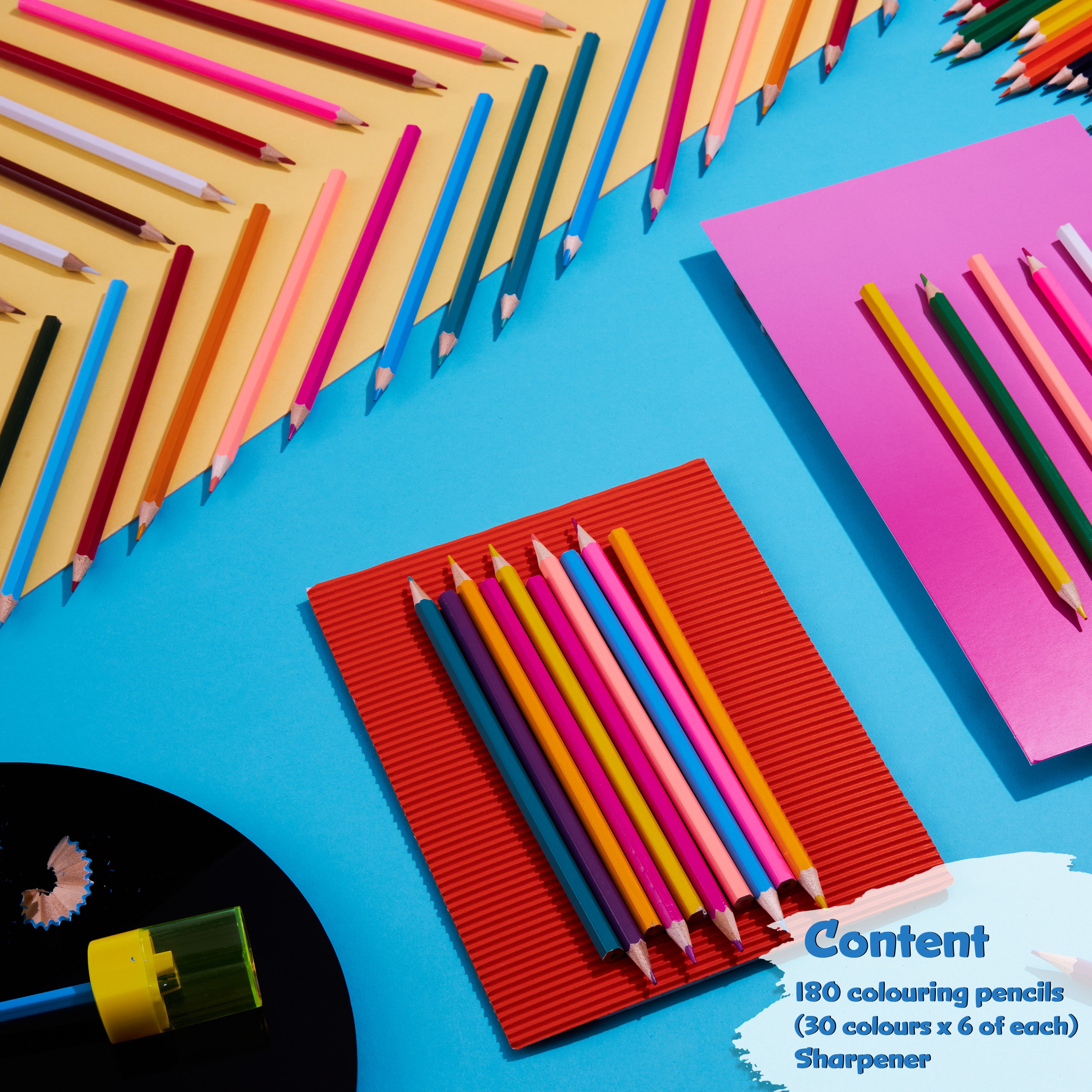 kreativekraft-lot-180-crayons-couleur-30-couleurs-enfant-adulte image 6