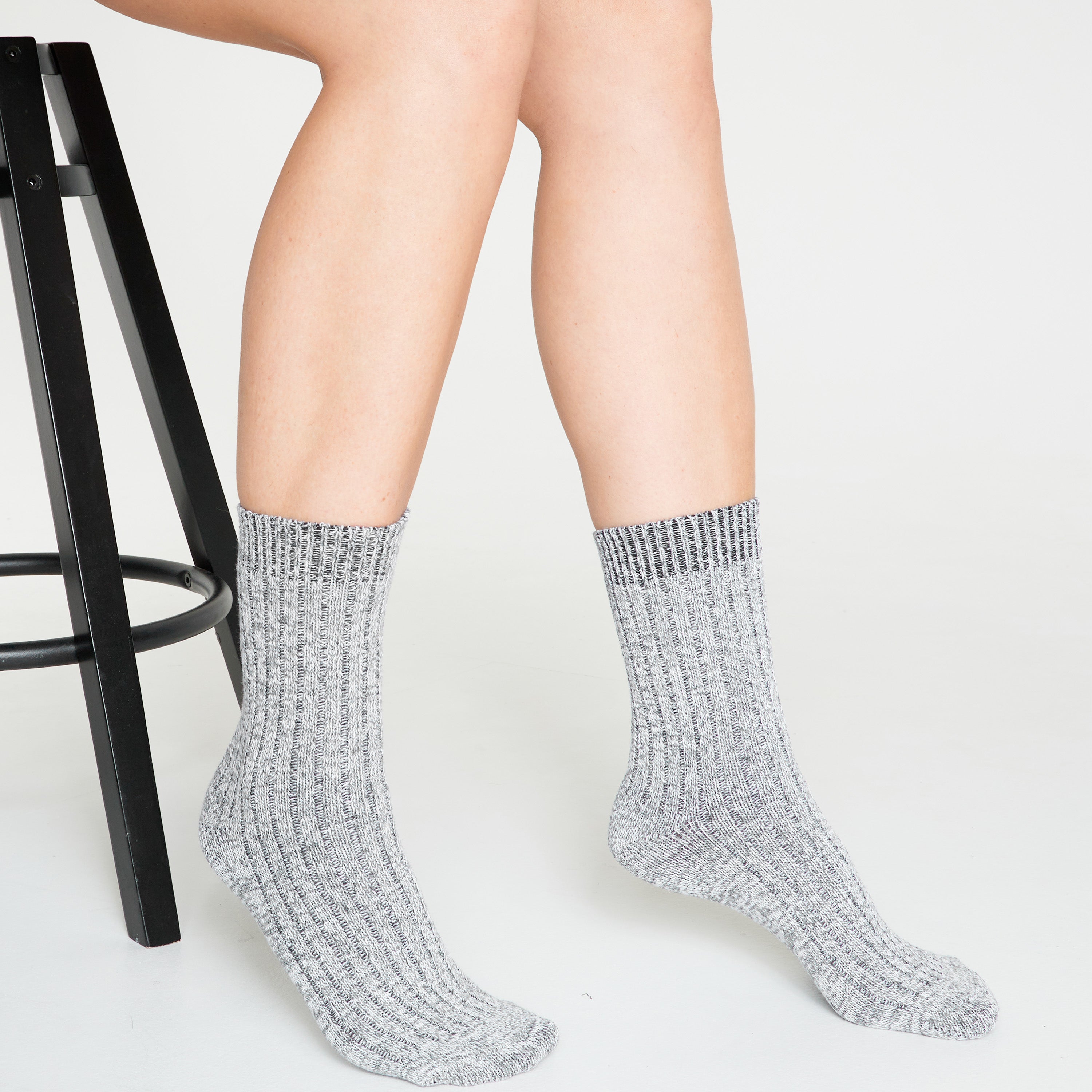 citycomfort-chaussettes-femme-multicolore-lot-de-5-laine-chaude image 2