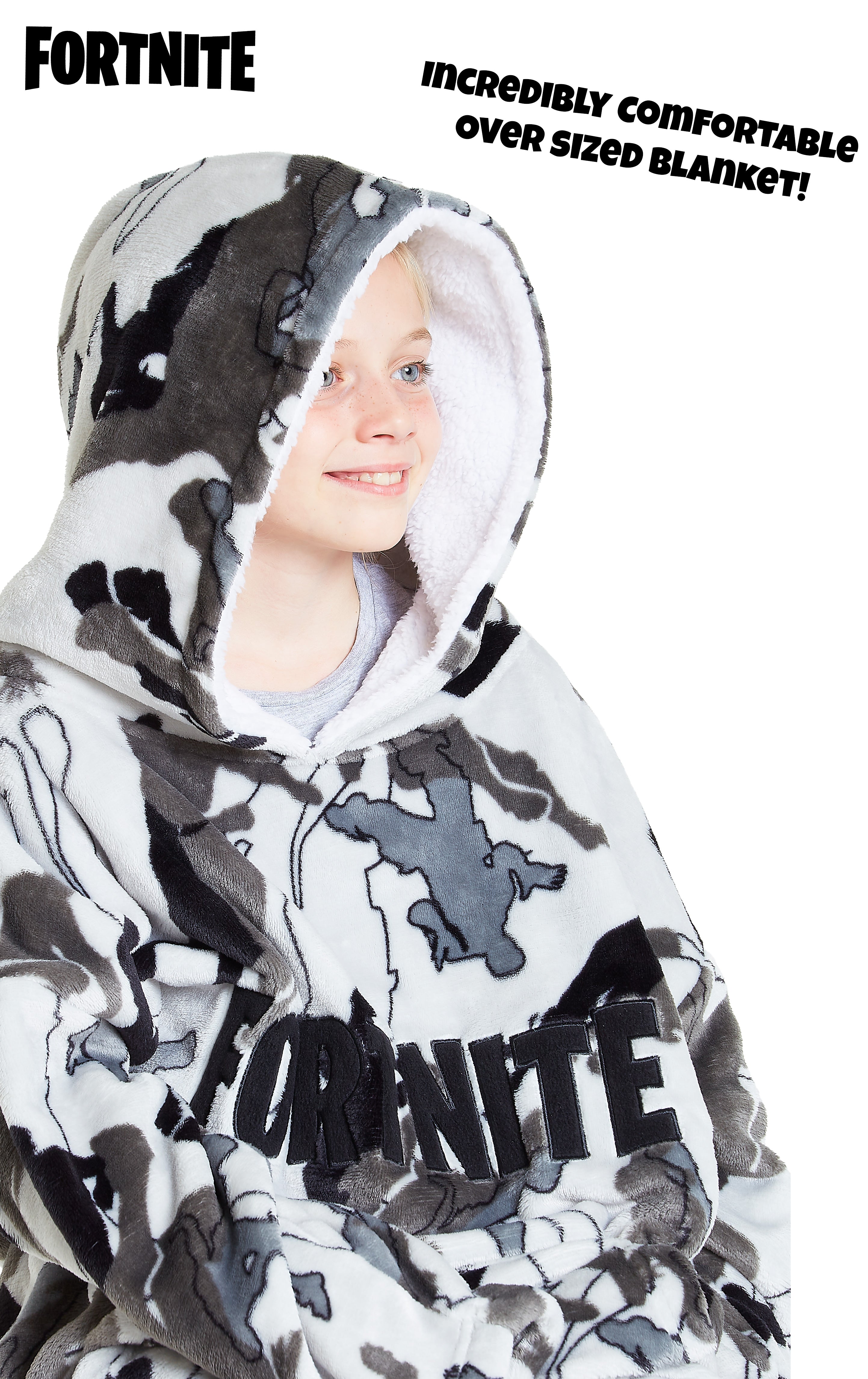 fortnite-sweat-plaid-ado-polaire-sherpa-extra-long-14-ans image 7