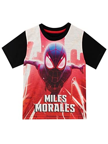 marvel-miles-morales-t-shirt-spiderman-gar-on-multicolore-3-4-ans image 3