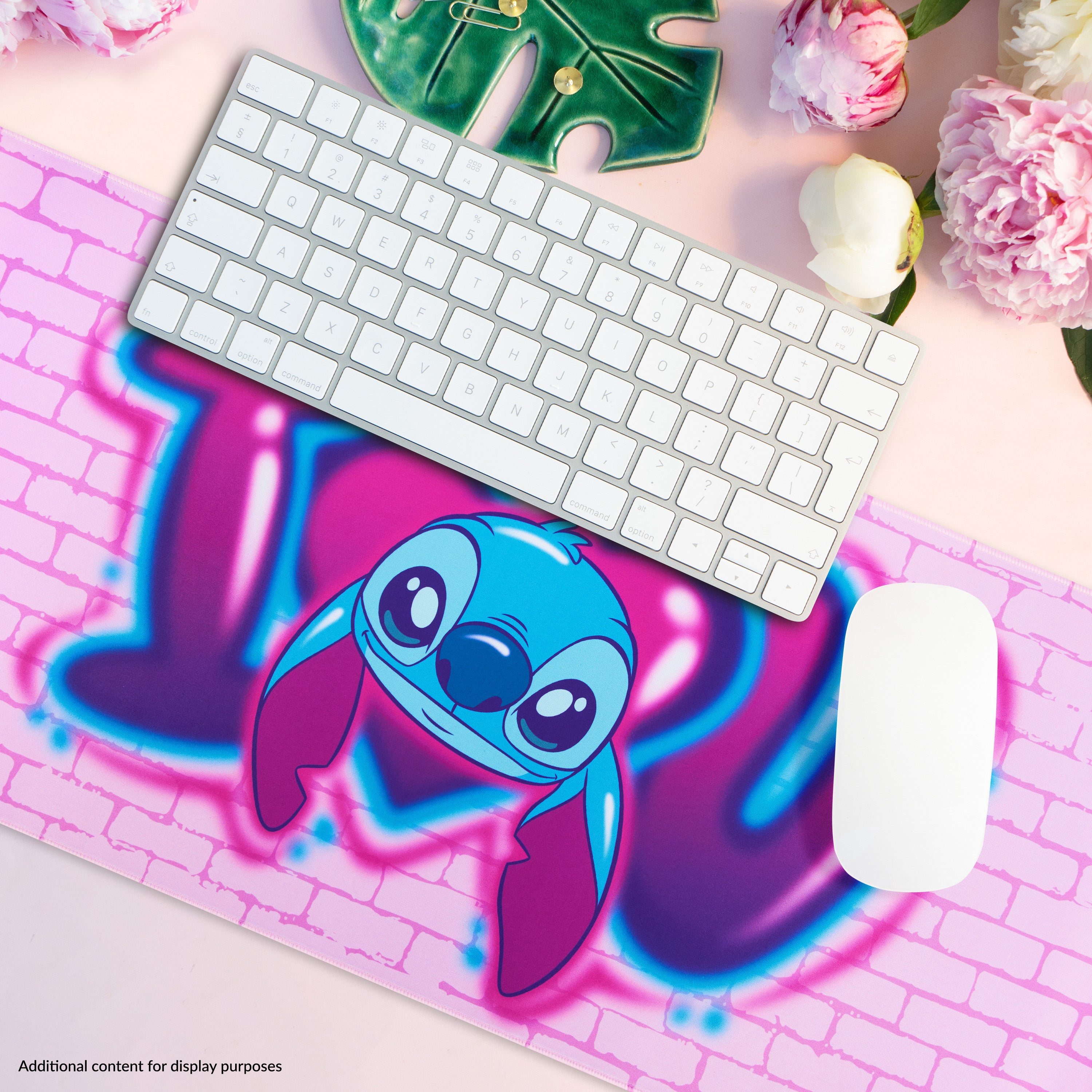 disney-stitch-tapis-de-bureau-rose-79-5x35-5-cm-antid-rapant image 2