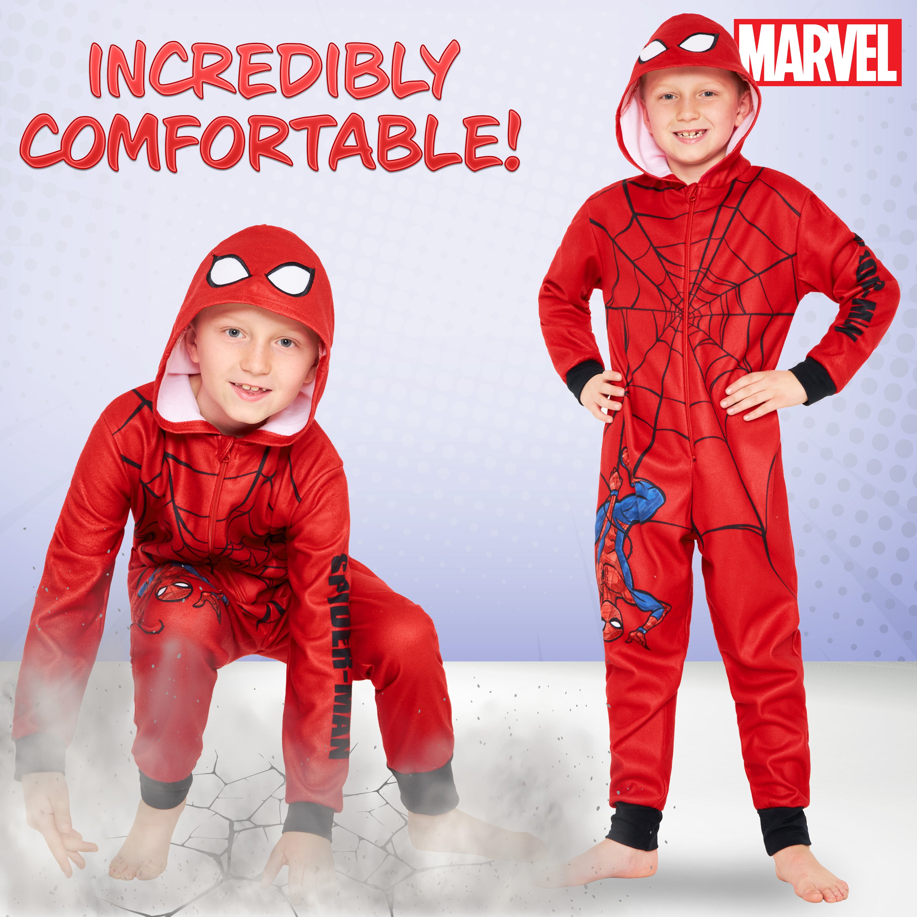 marvel-combinaison-polaire-gar-on-capuche-7-8-ans image 5