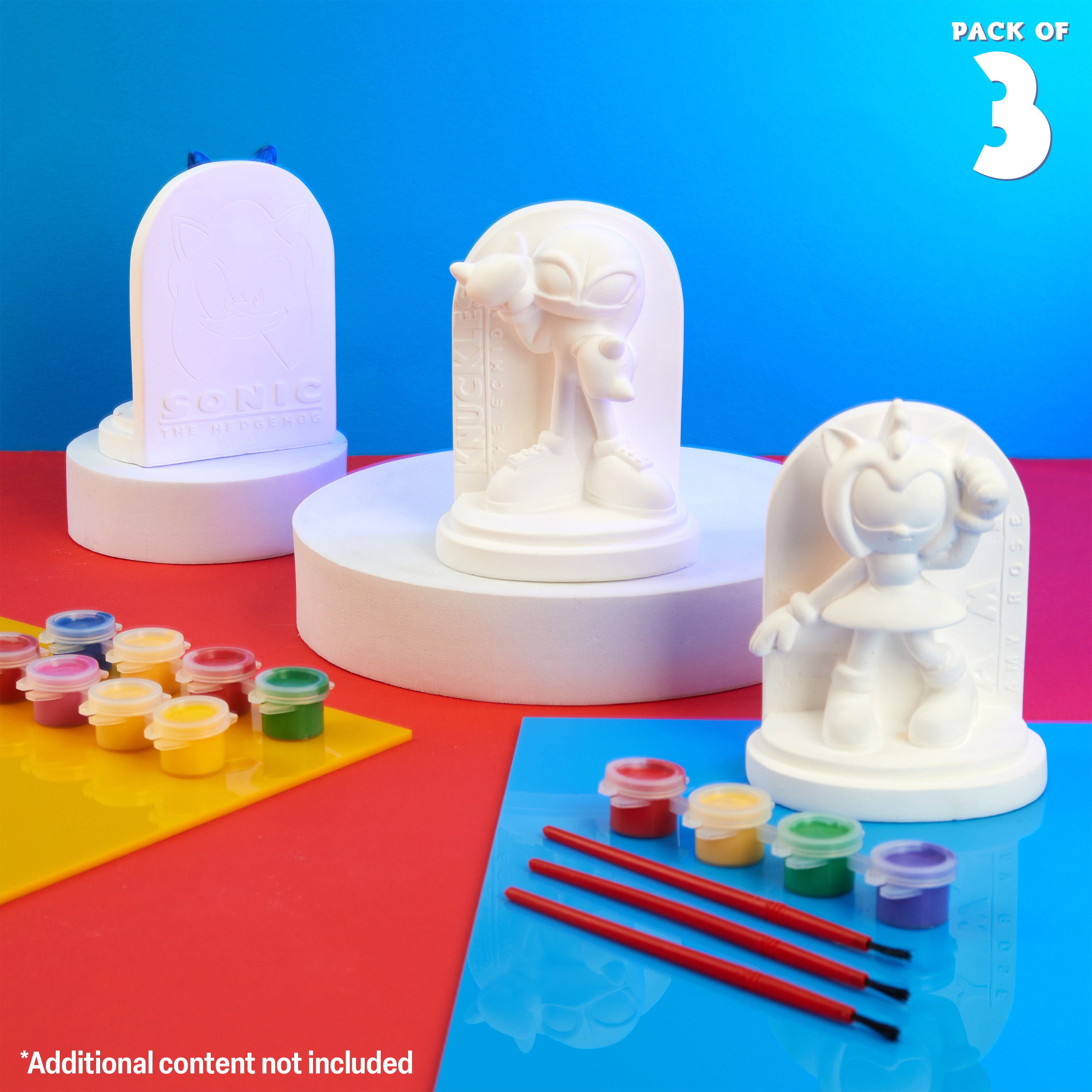 sonic-kit-peinture-figurines-peindre-lot-de-3-enfant image 2