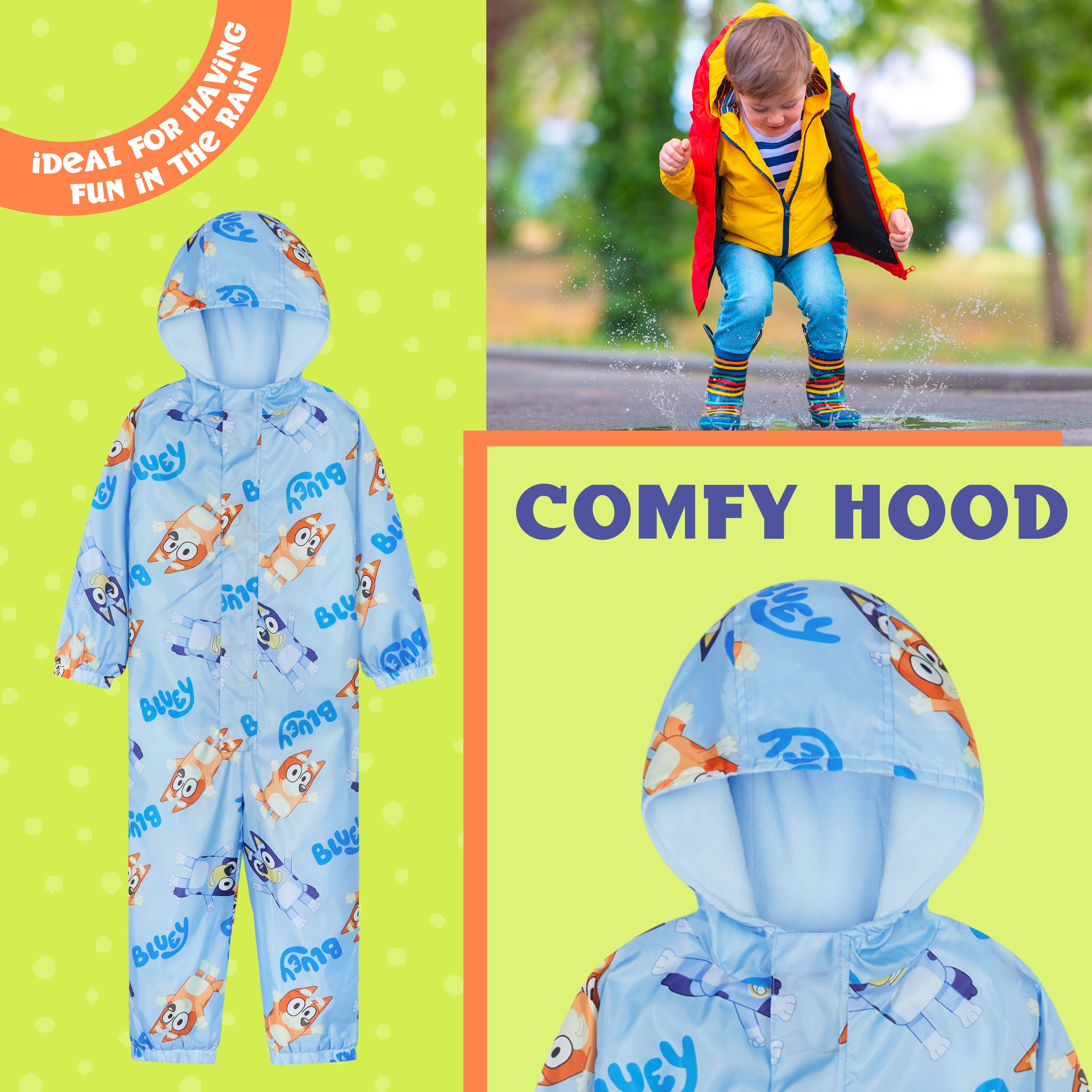 bluey-combinaison-pluie-gar-on-imperm-able-polaire-capuche image 4