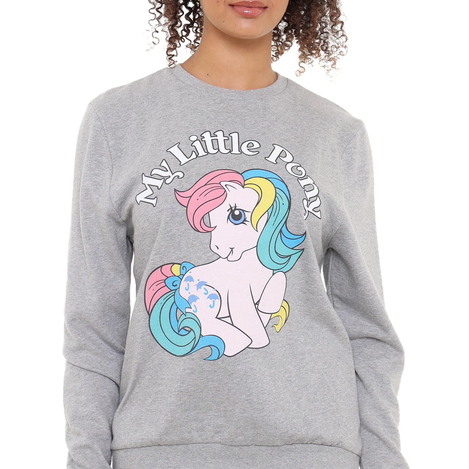 my-little-pony-pink-pony-sweat-femme-gris-chin-cotton-soul image 2