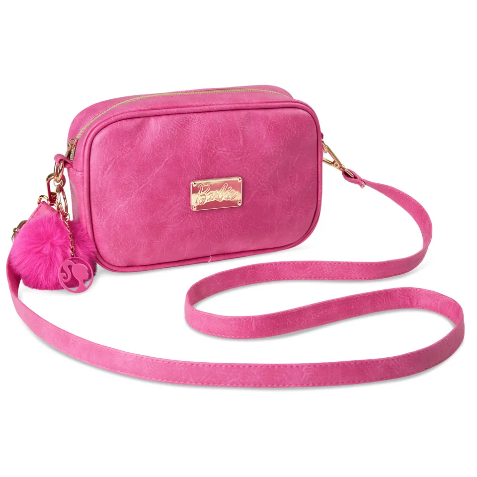 barbie-sac-fille-bandouli-re-zipp-sangle-r-glable-rose image 1