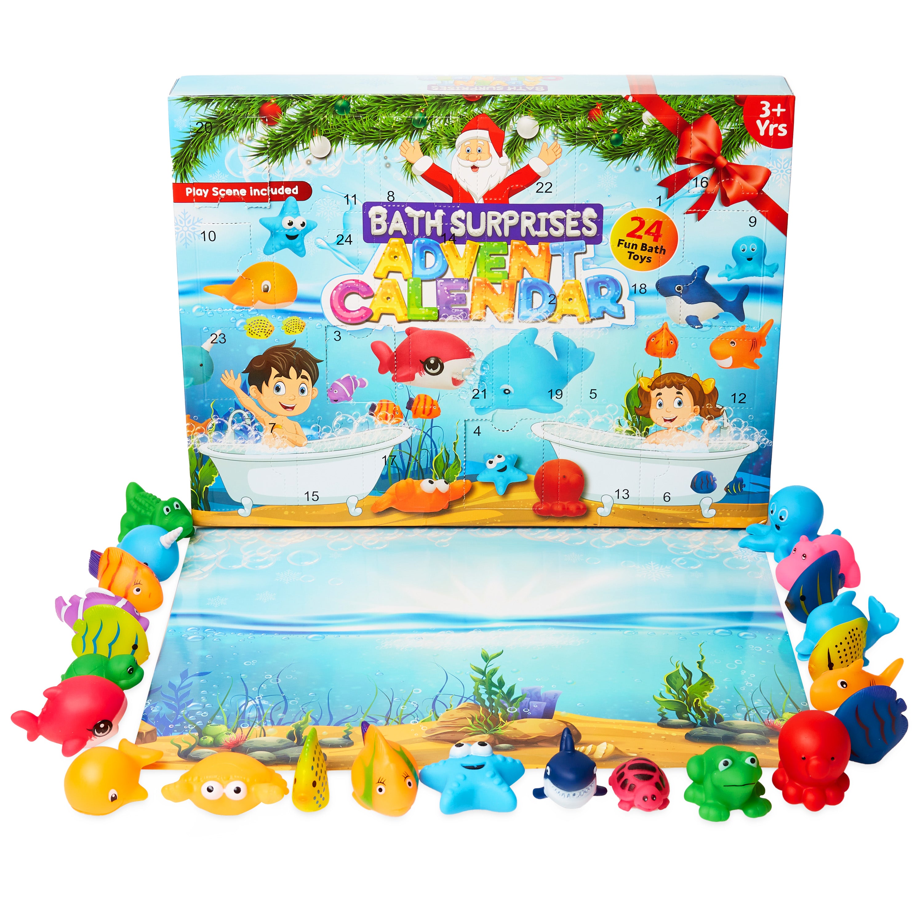 kreativekraft-calendrier-de-l-avent-jouets-de-bain-24-canards image 1