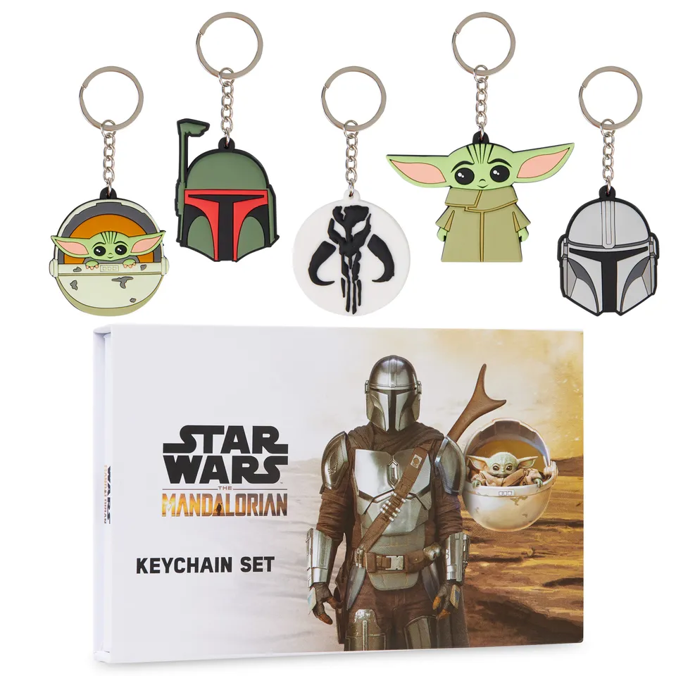 disney-mandalorian-porte-cles-enfant-set-caoutchouc-baby-yoda image 1