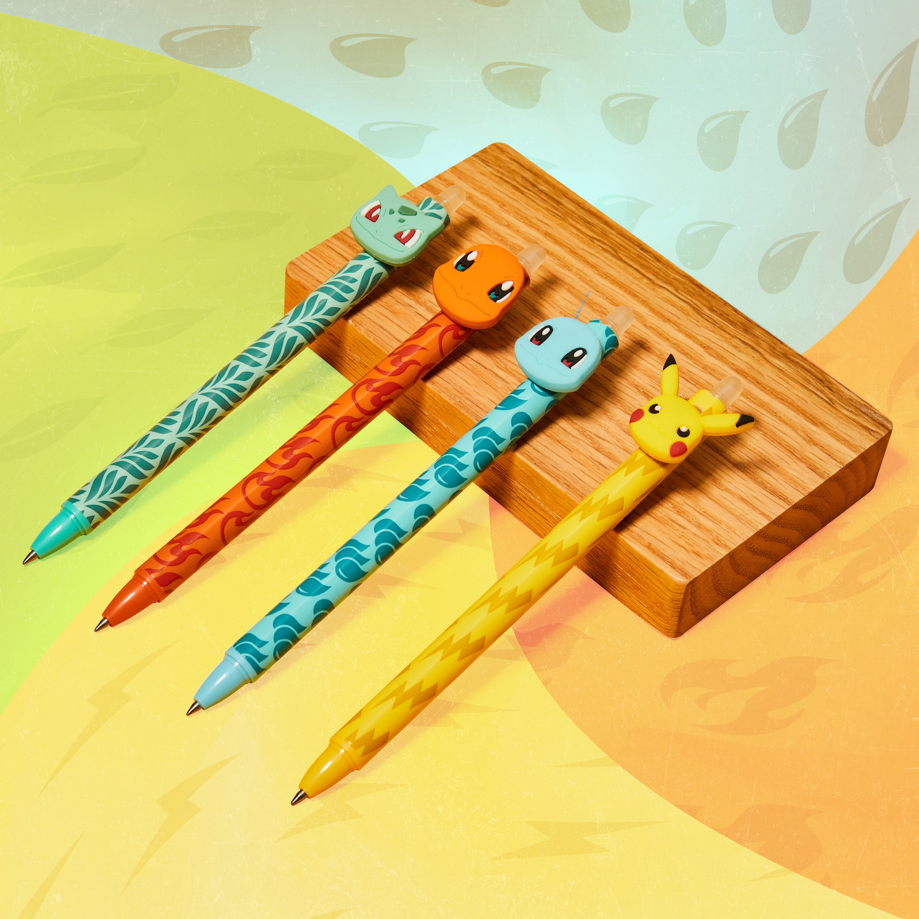 pok-mon-stylos-effa-ables-enfant-lot-de-4-encre-bleue image 4