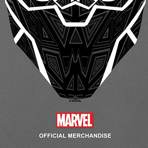 marvel-black-panther-t-challa-mask-t-shirt-homme-noir-l image 8