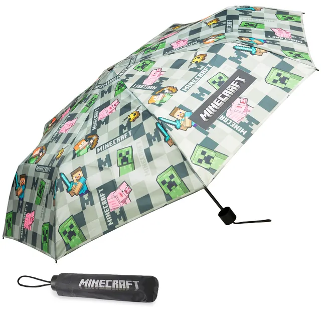 minecraft-parapluie-enfant-pliable-t-lescopique-cole image 1