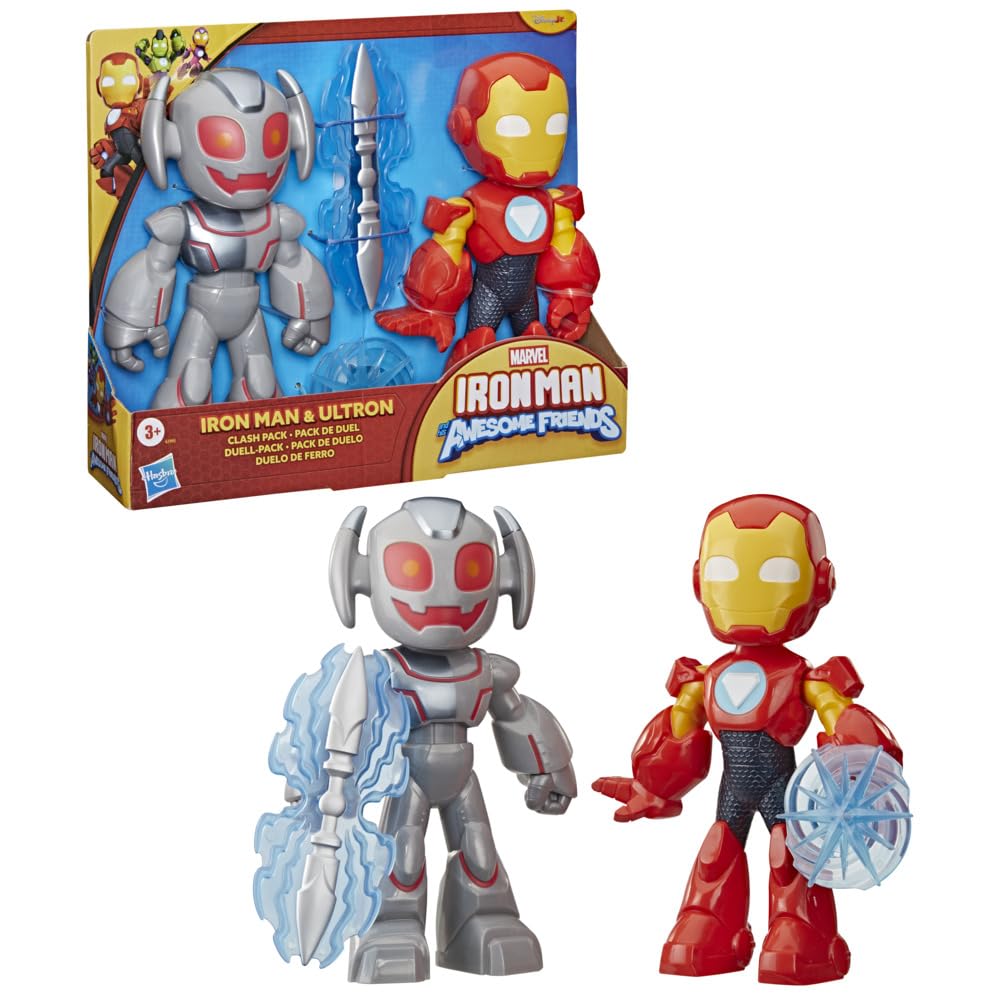 marvel-iron-man-et-ultron-pack-duel-figurine-22-5-cm-multipack-3 image 1