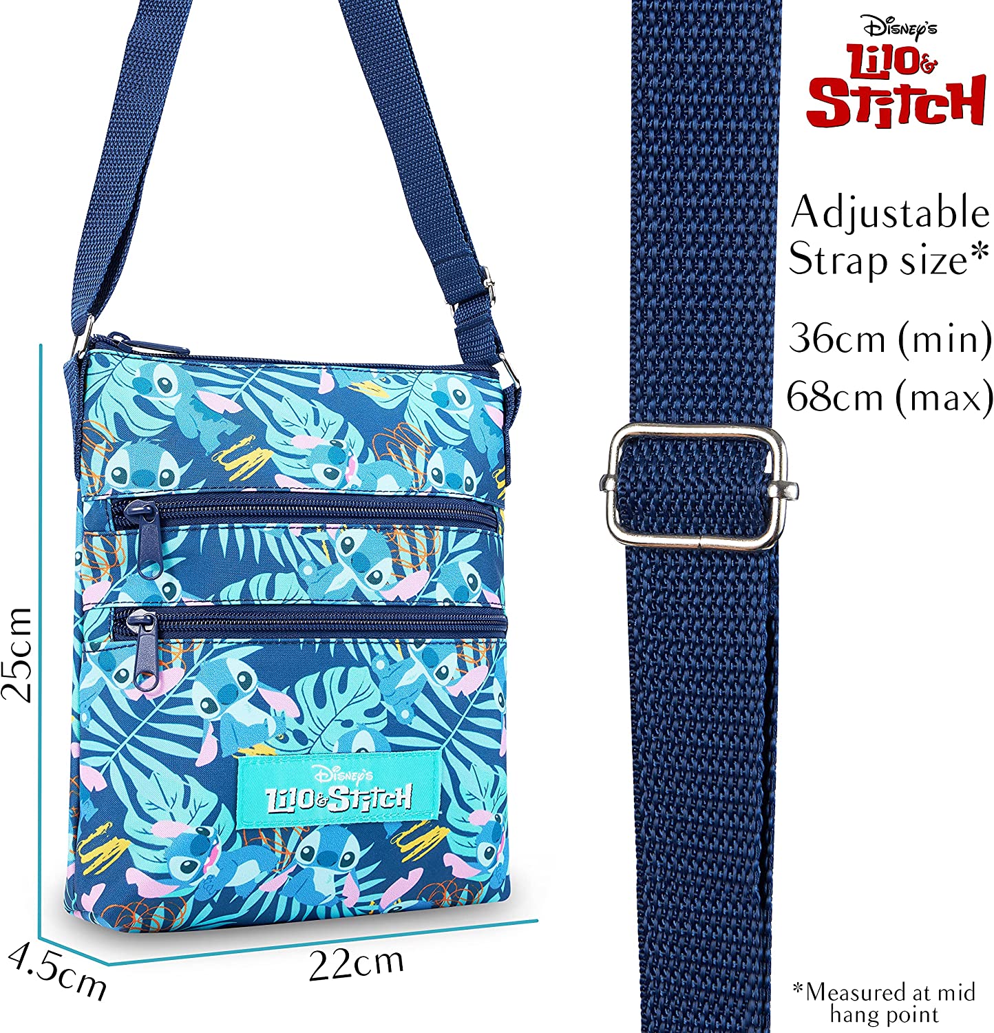 get-trend-disney-stitch-sac-bandouli-re-fille-sangle-r-glable-2 image 7